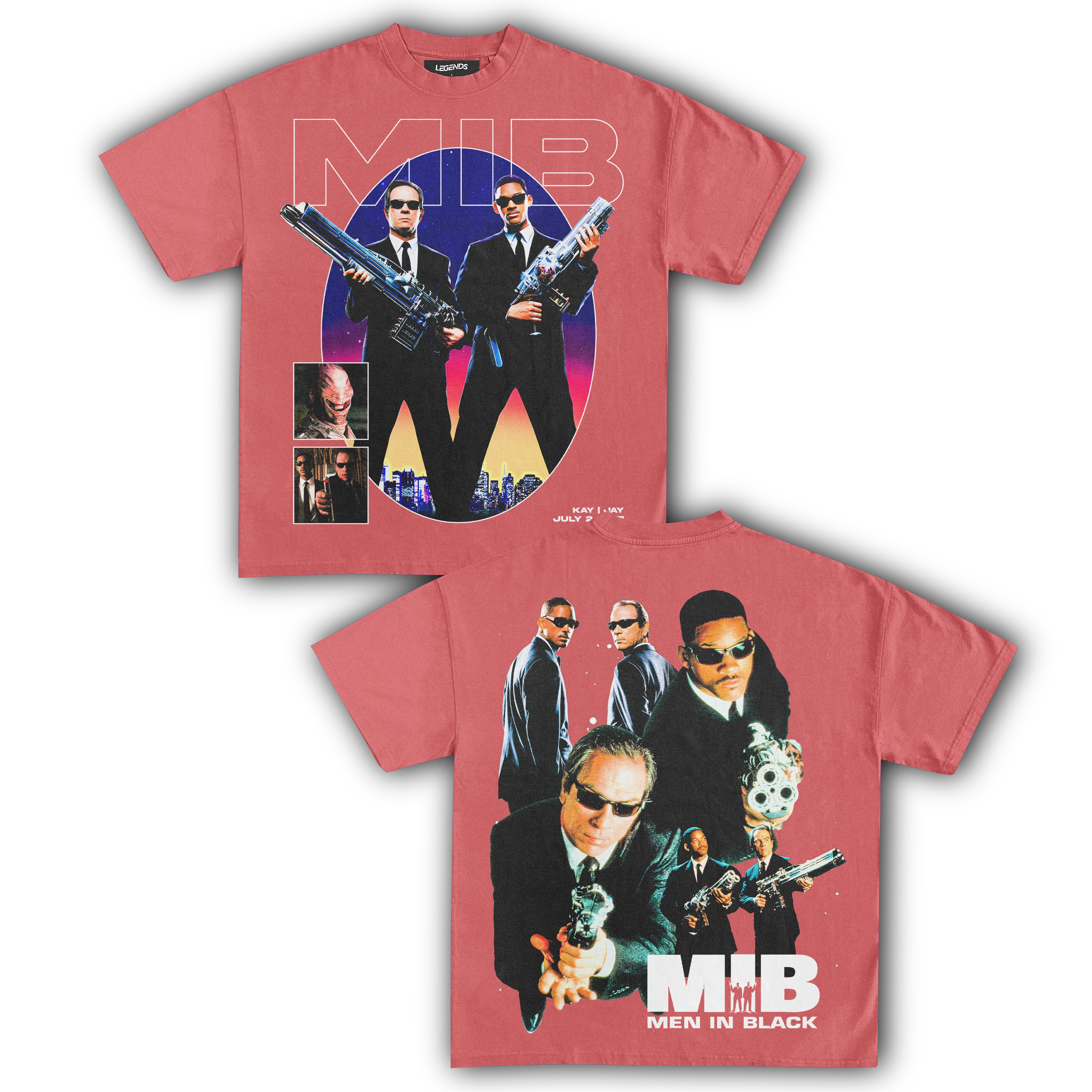 MEN IN BLACK 1997 VINTAGE TEE (Double Sided) - Image 9