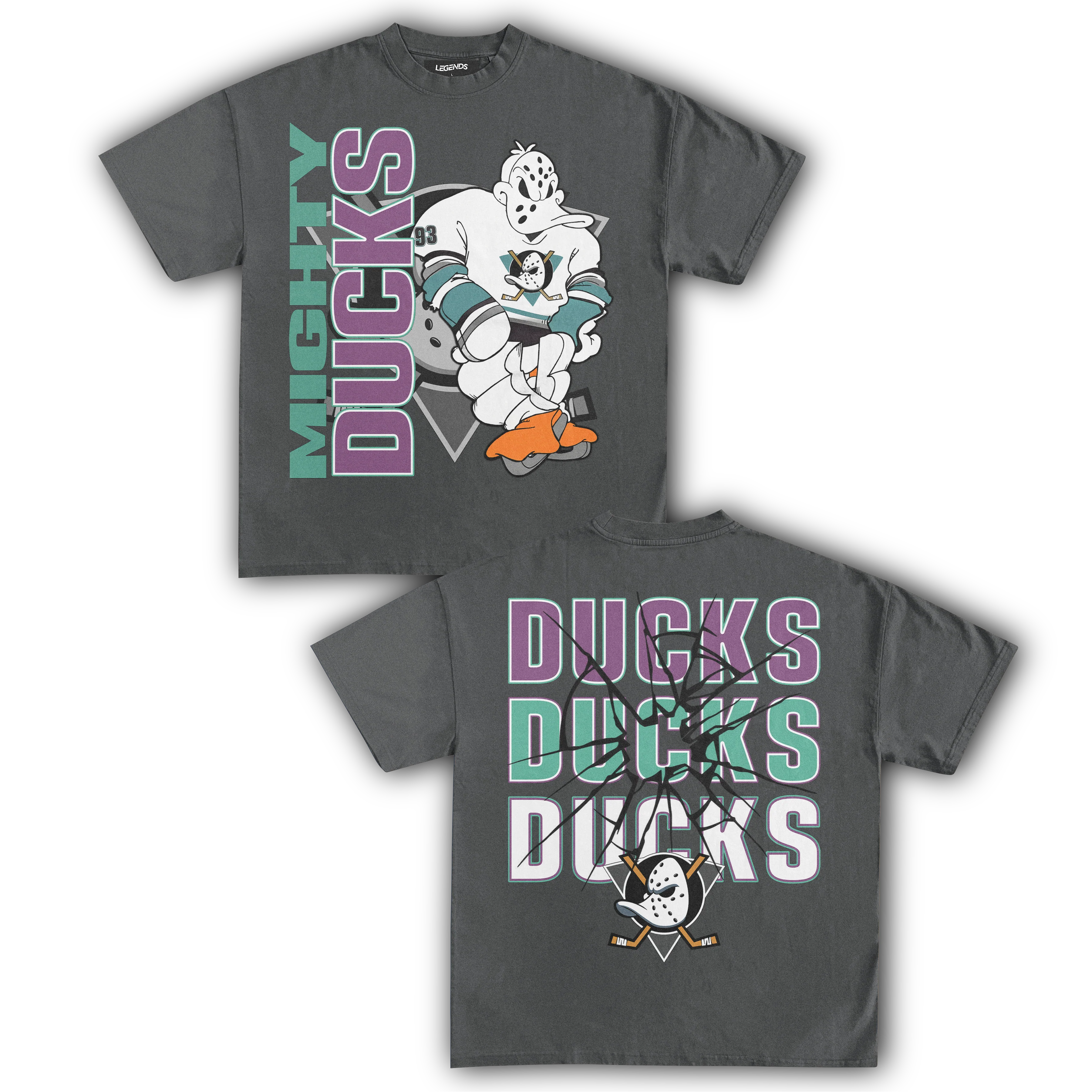 MIGHTY DUCKS HOCKEY TEE (Double Sided) - Image 12