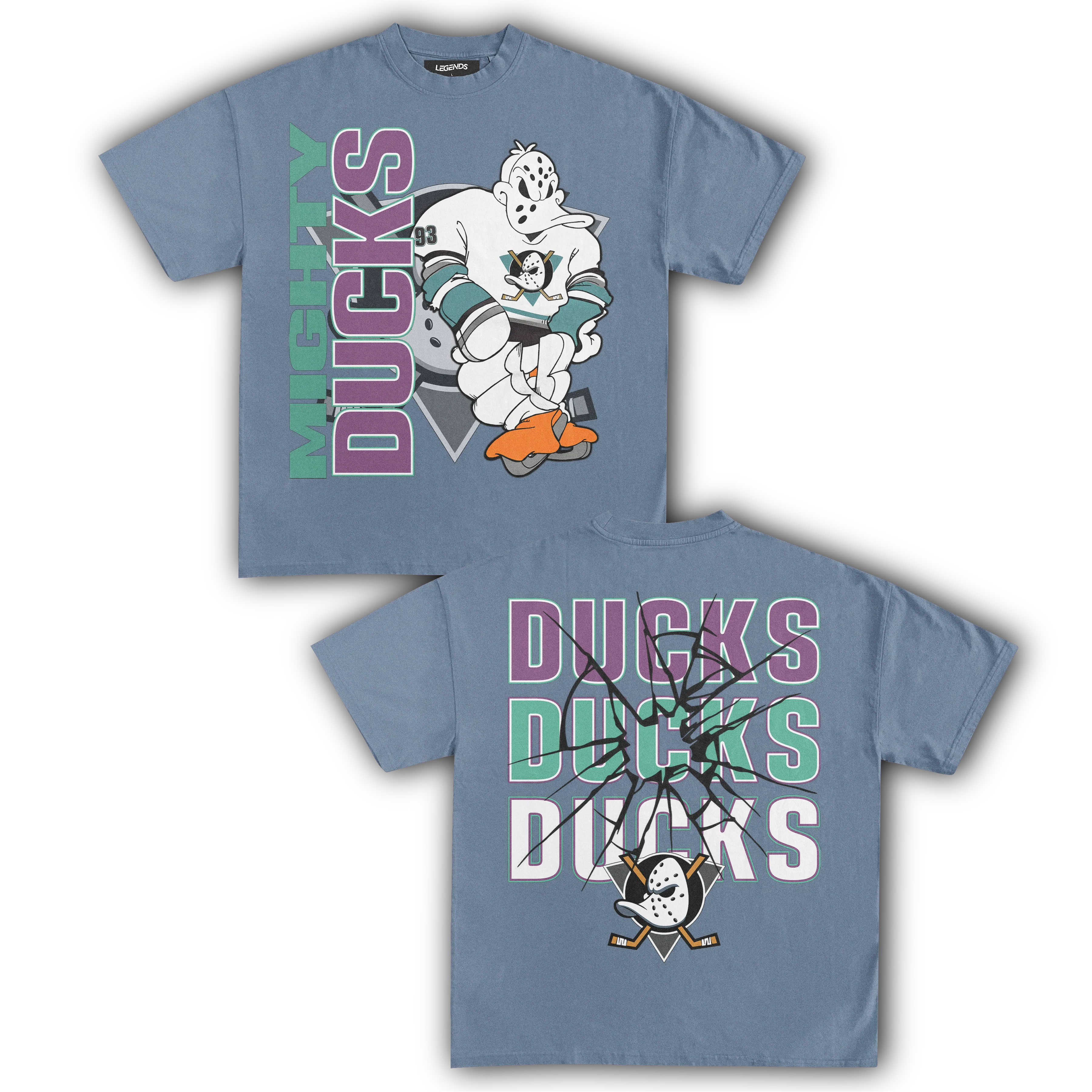 MIGHTY DUCKS HOCKEY TEE (Double Sided) - Image 4