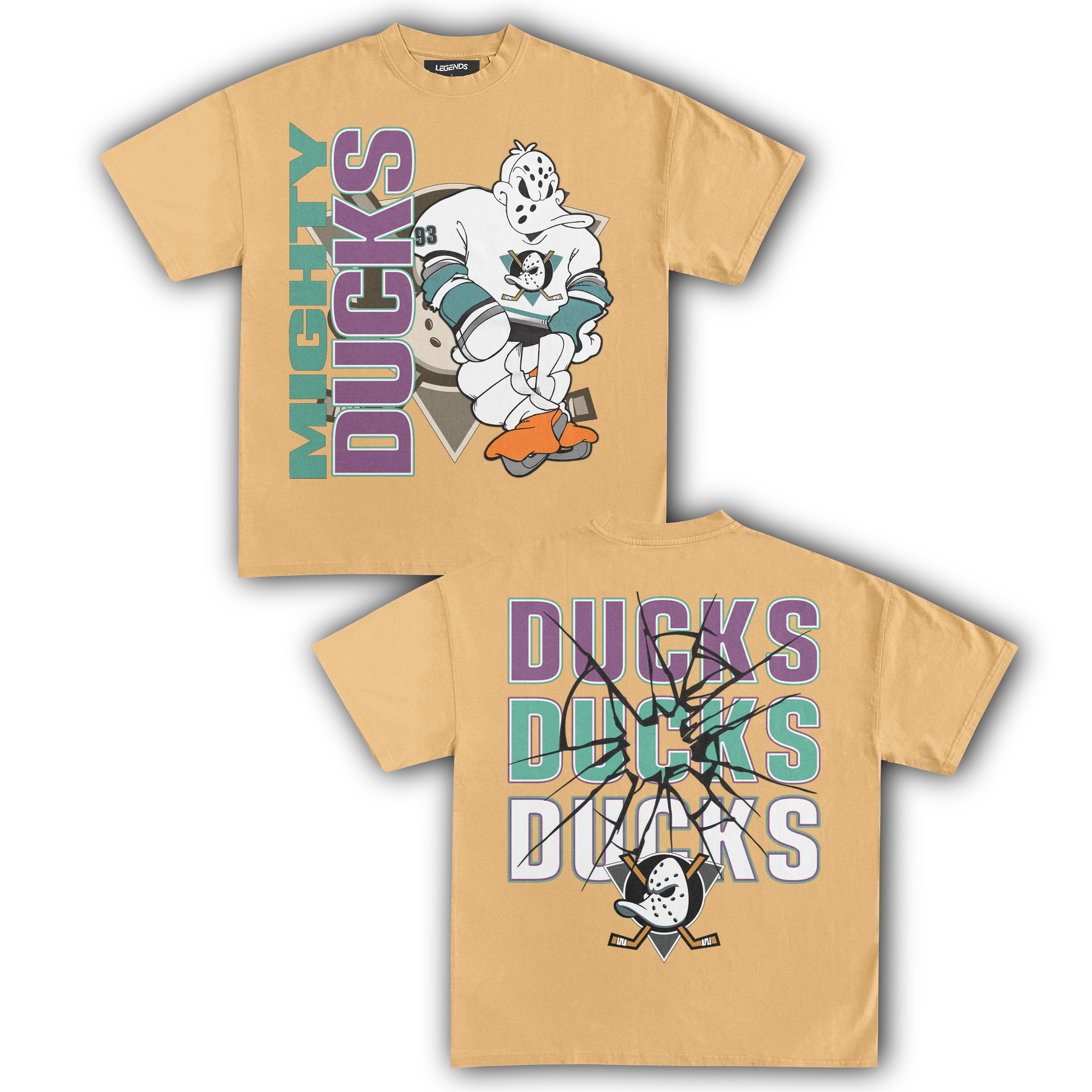 MIGHTY DUCKS HOCKEY TEE (Double Sided) - Image 5