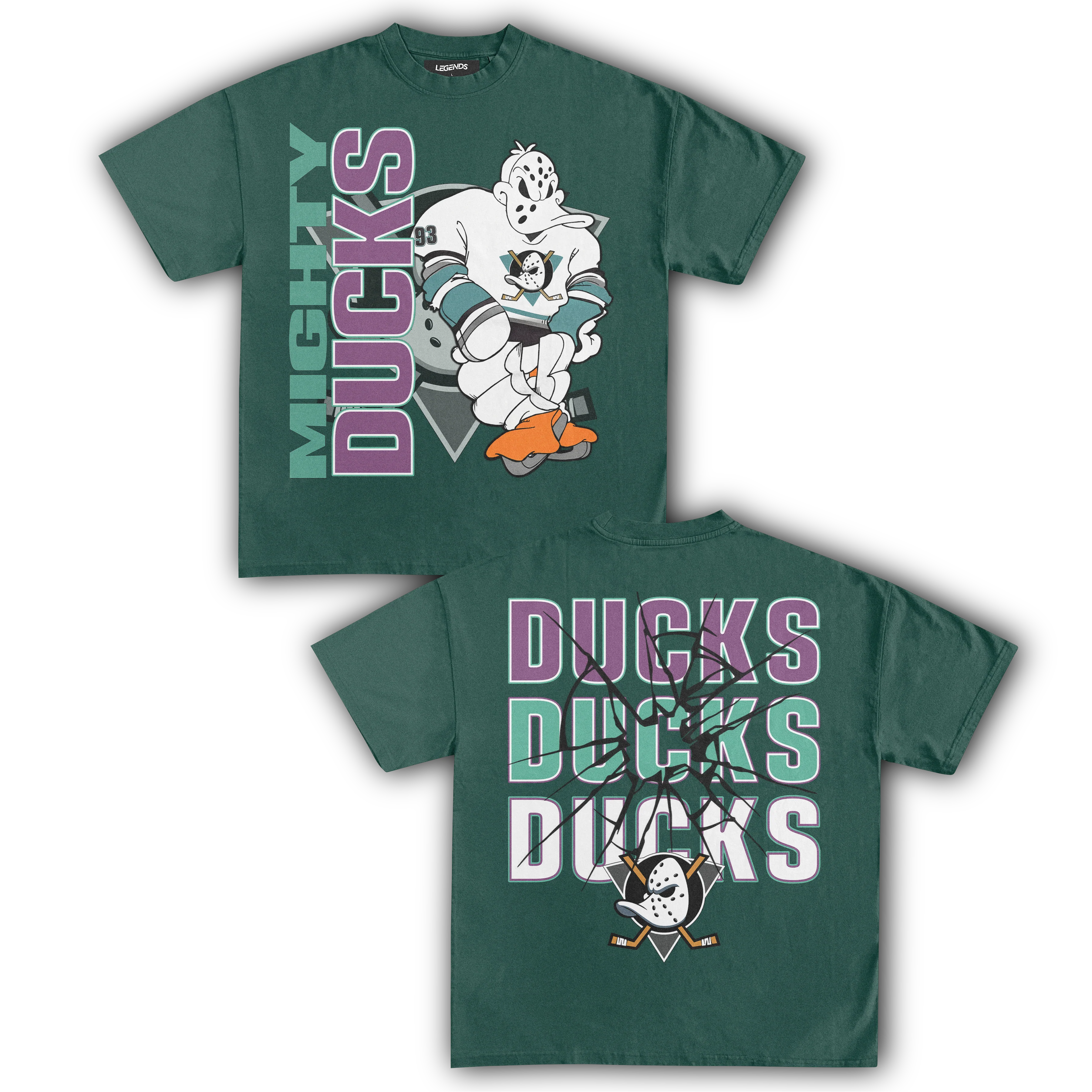 MIGHTY DUCKS HOCKEY TEE (Double Sided) - Image 7
