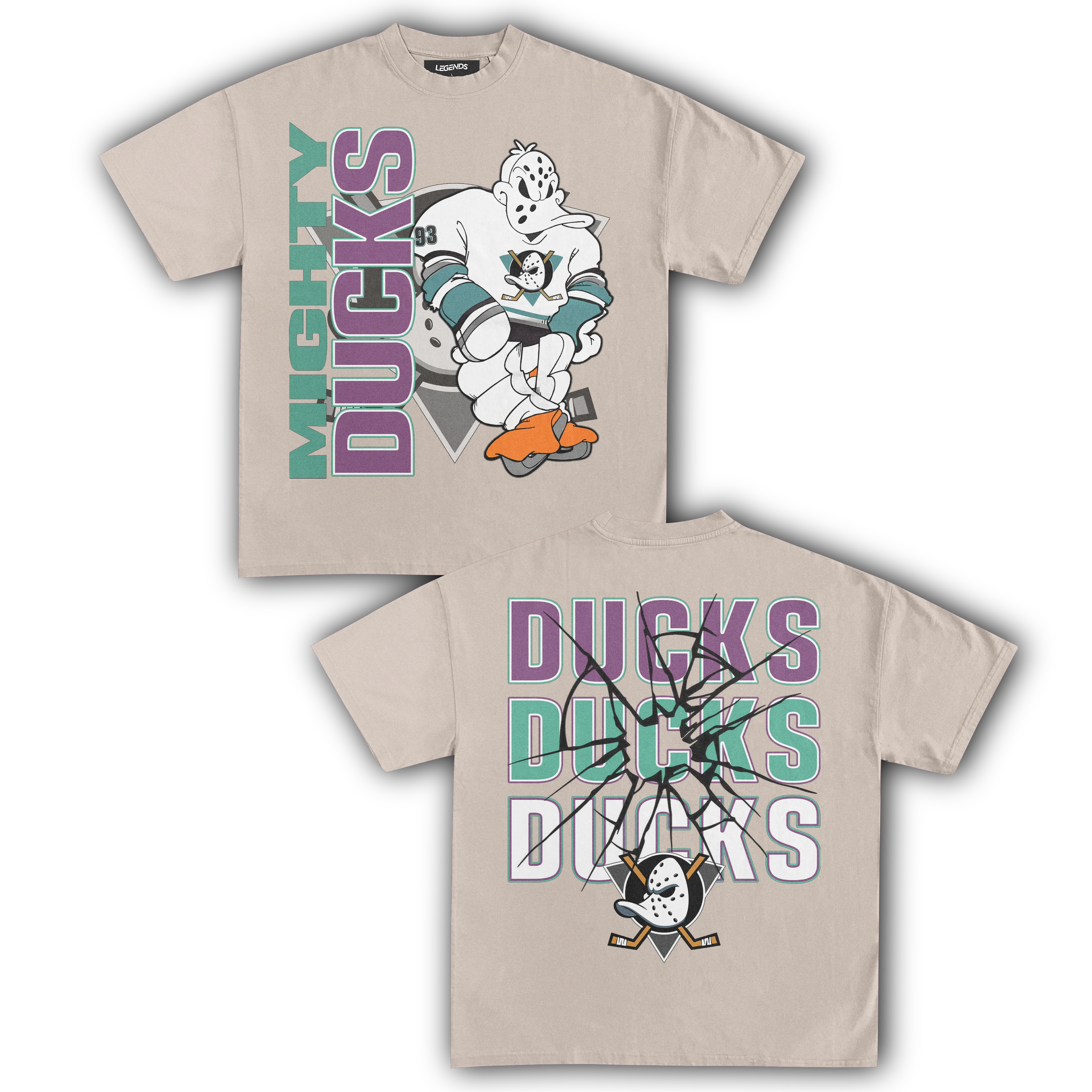 MIGHTY DUCKS HOCKEY TEE (Double Sided) - Image 9