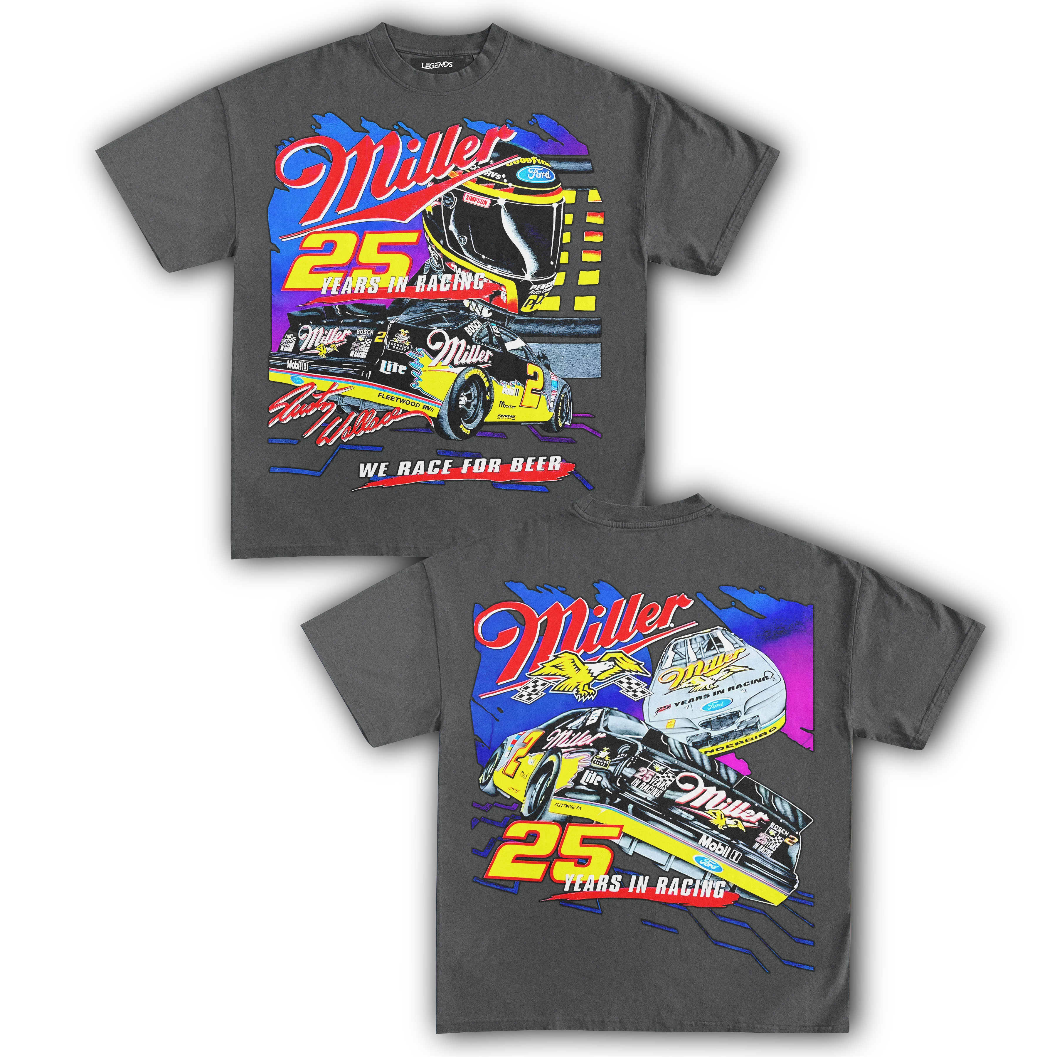 MILLER RACING 25TH ANNIVERSARY TEE (Double Sided) - Image 10