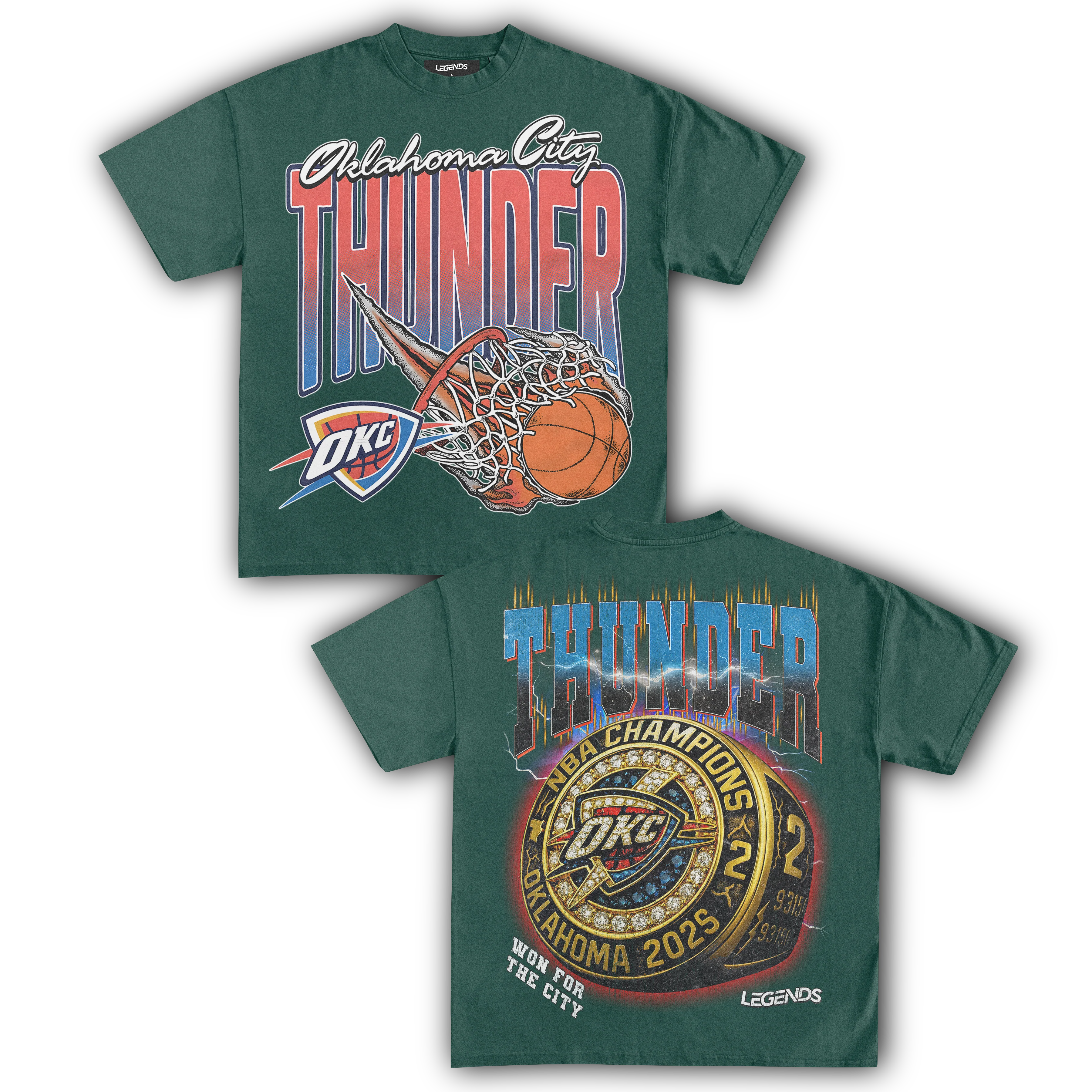 OKLAHOMA CITY THUNDER - OKC IV (DOUBLE SIDED) - Image 6