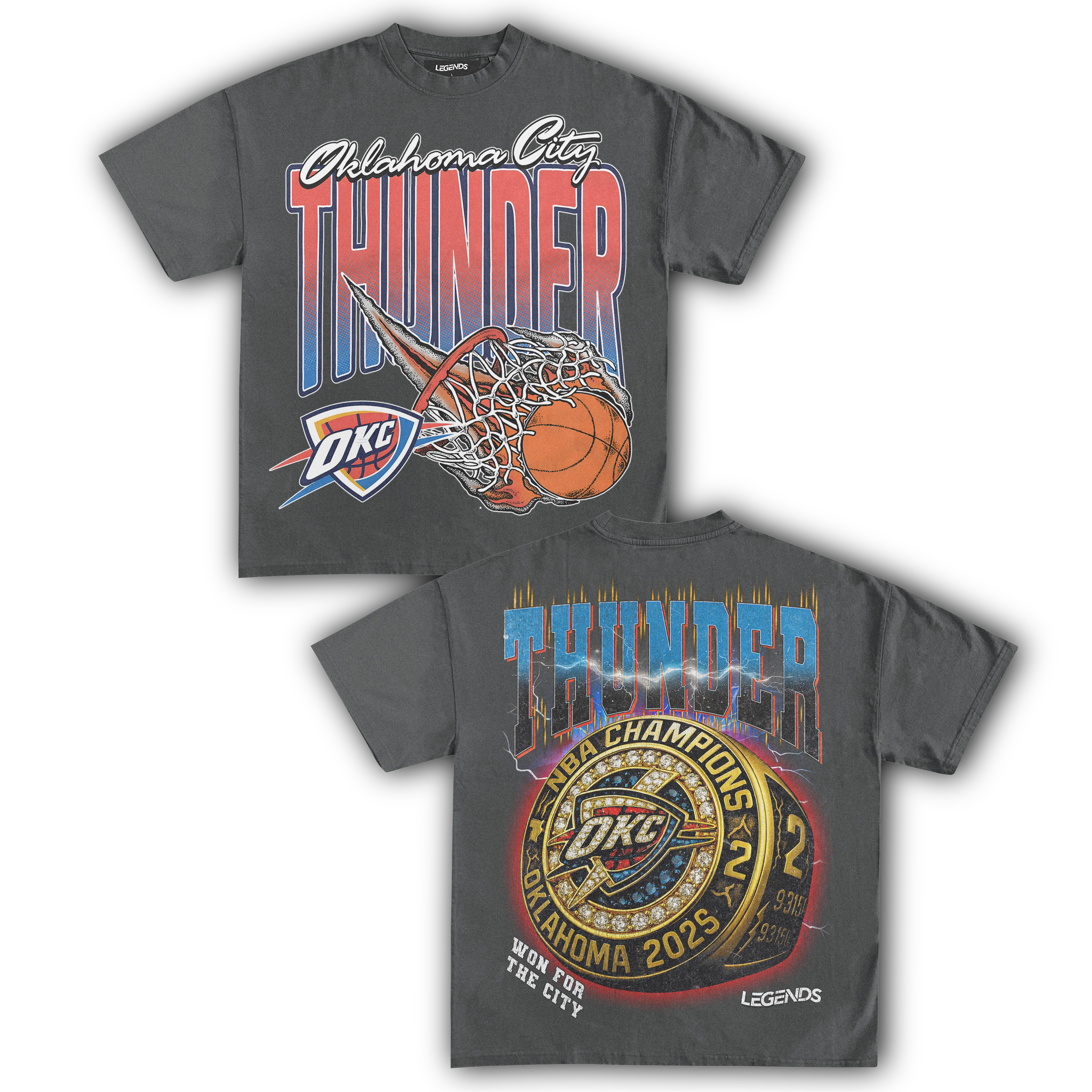 OKLAHOMA CITY THUNDER - OKC IV (DOUBLE SIDED) - Image 8