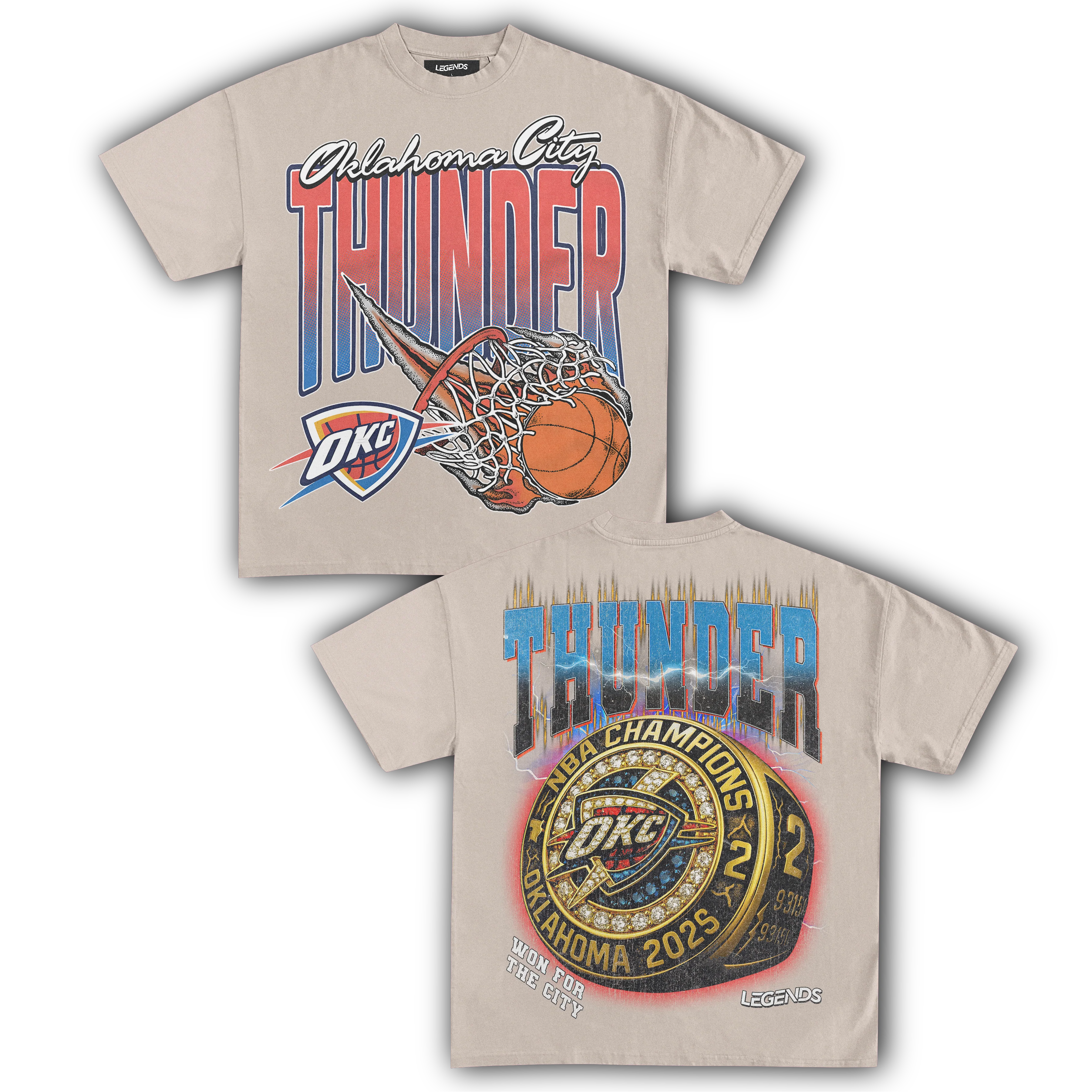 OKLAHOMA CITY THUNDER - OKC IV (DOUBLE SIDED) - Image 9