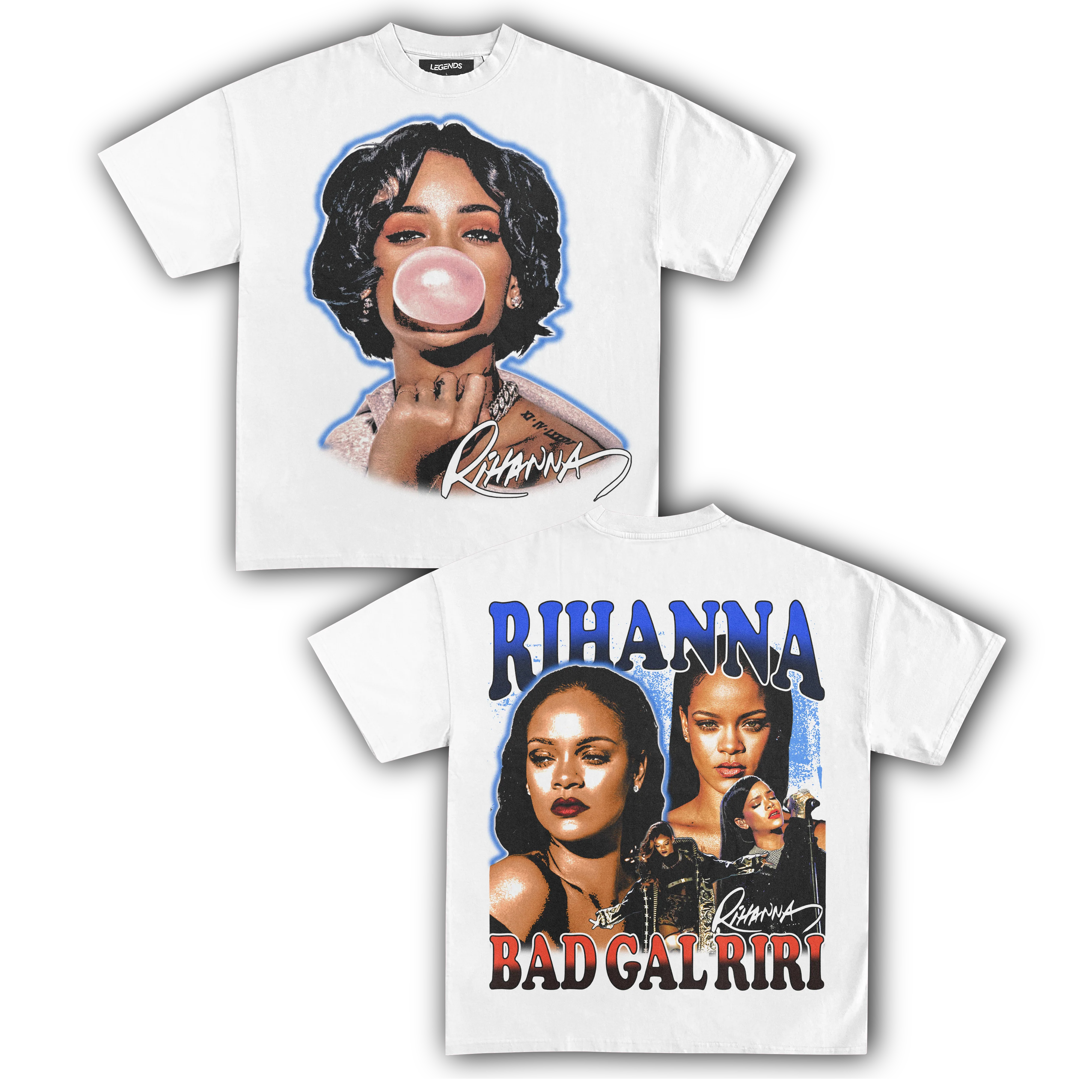 RIHANNA BUBBLEGUM TEE (Double Sided) - Image 3