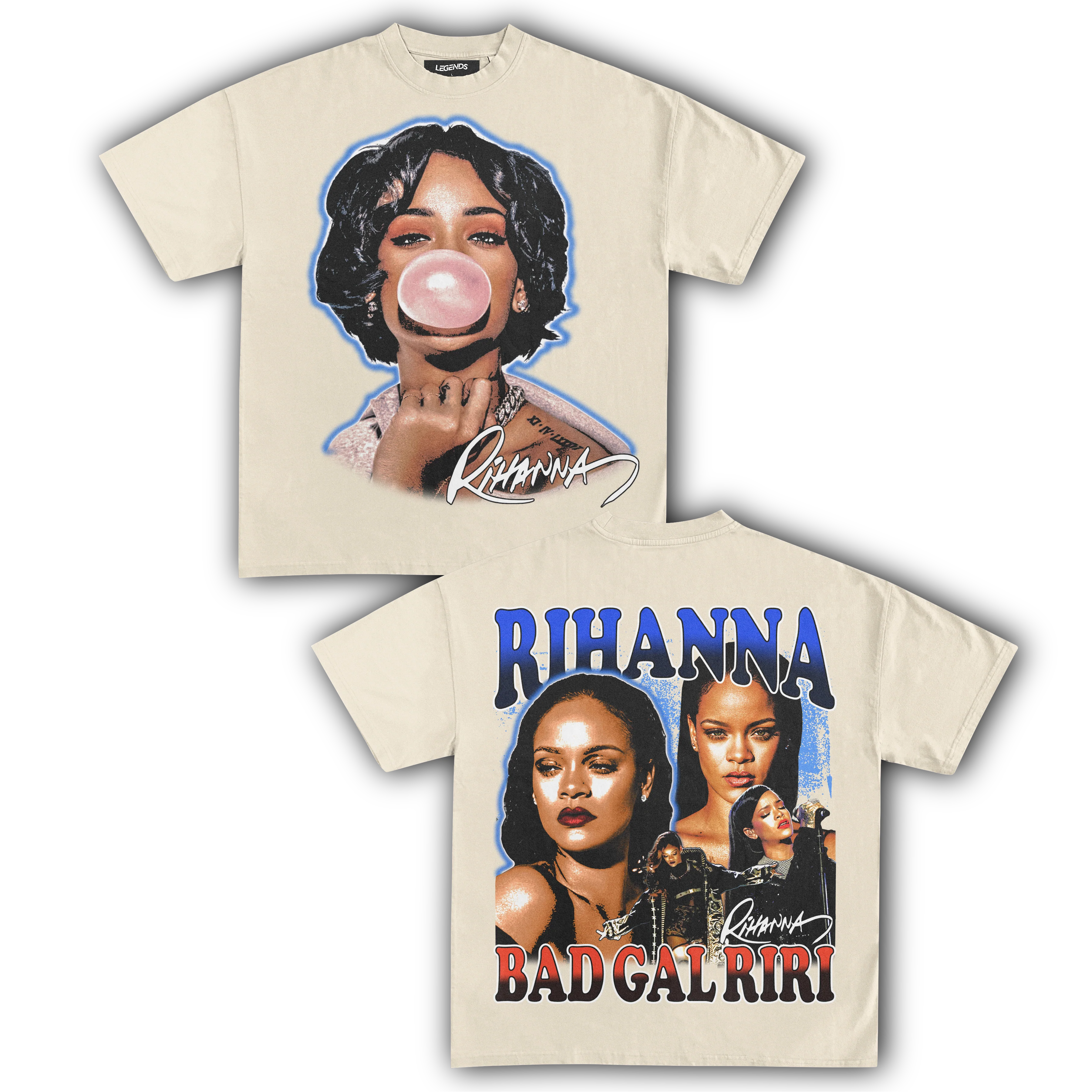 RIHANNA BUBBLEGUM TEE (Double Sided) - Image 5