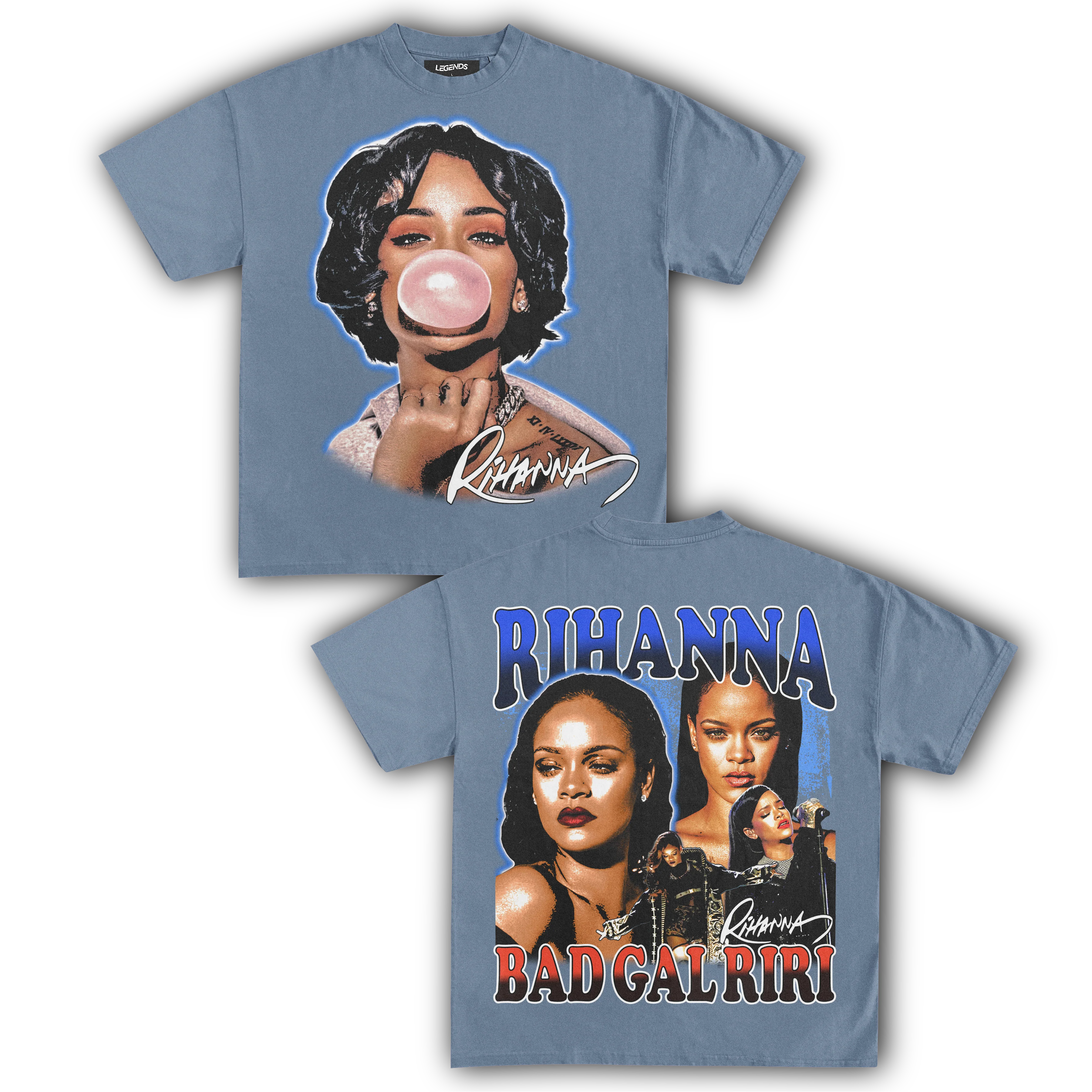 RIHANNA BUBBLEGUM TEE (Double Sided) - Image 6
