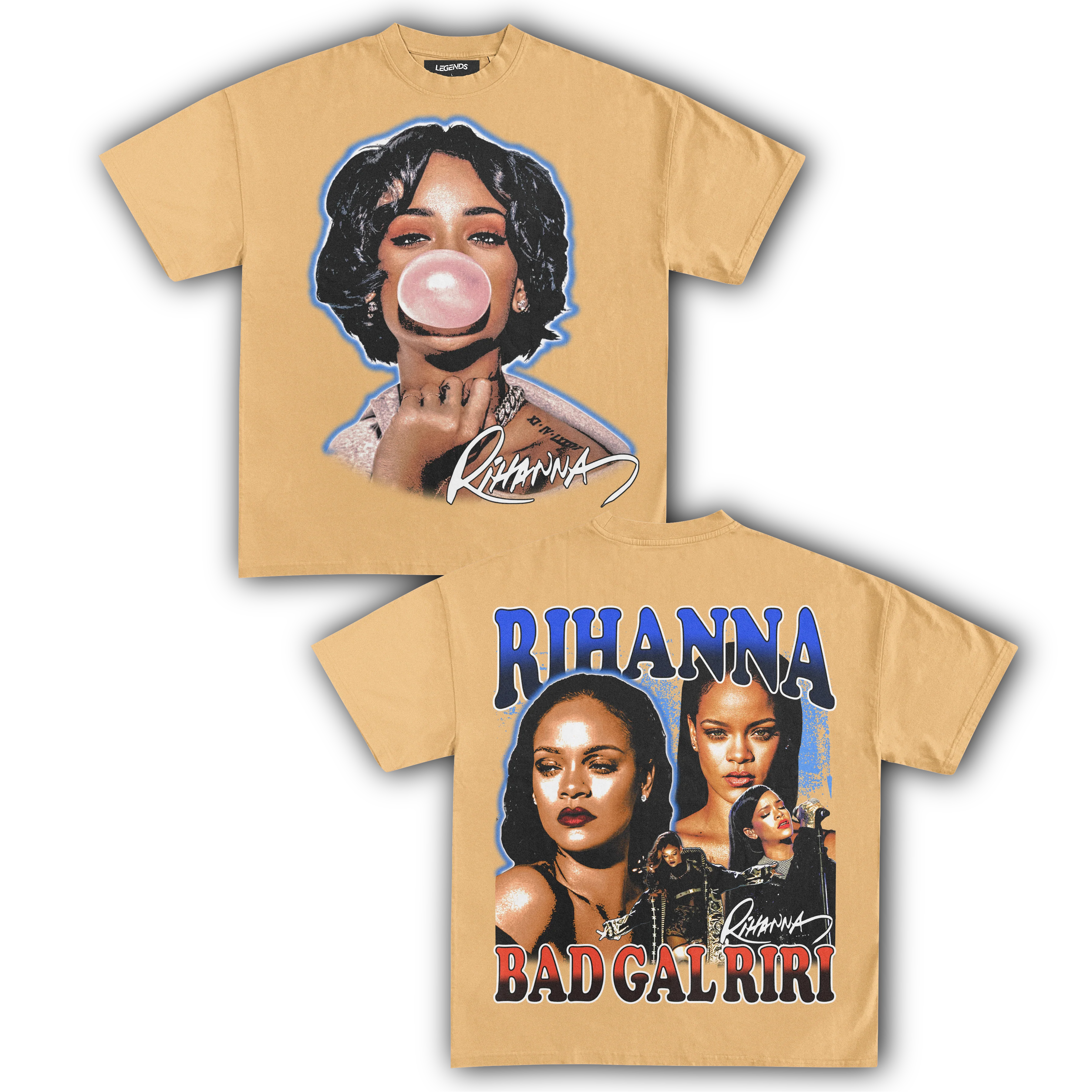 RIHANNA BUBBLEGUM TEE (Double Sided) - Image 8