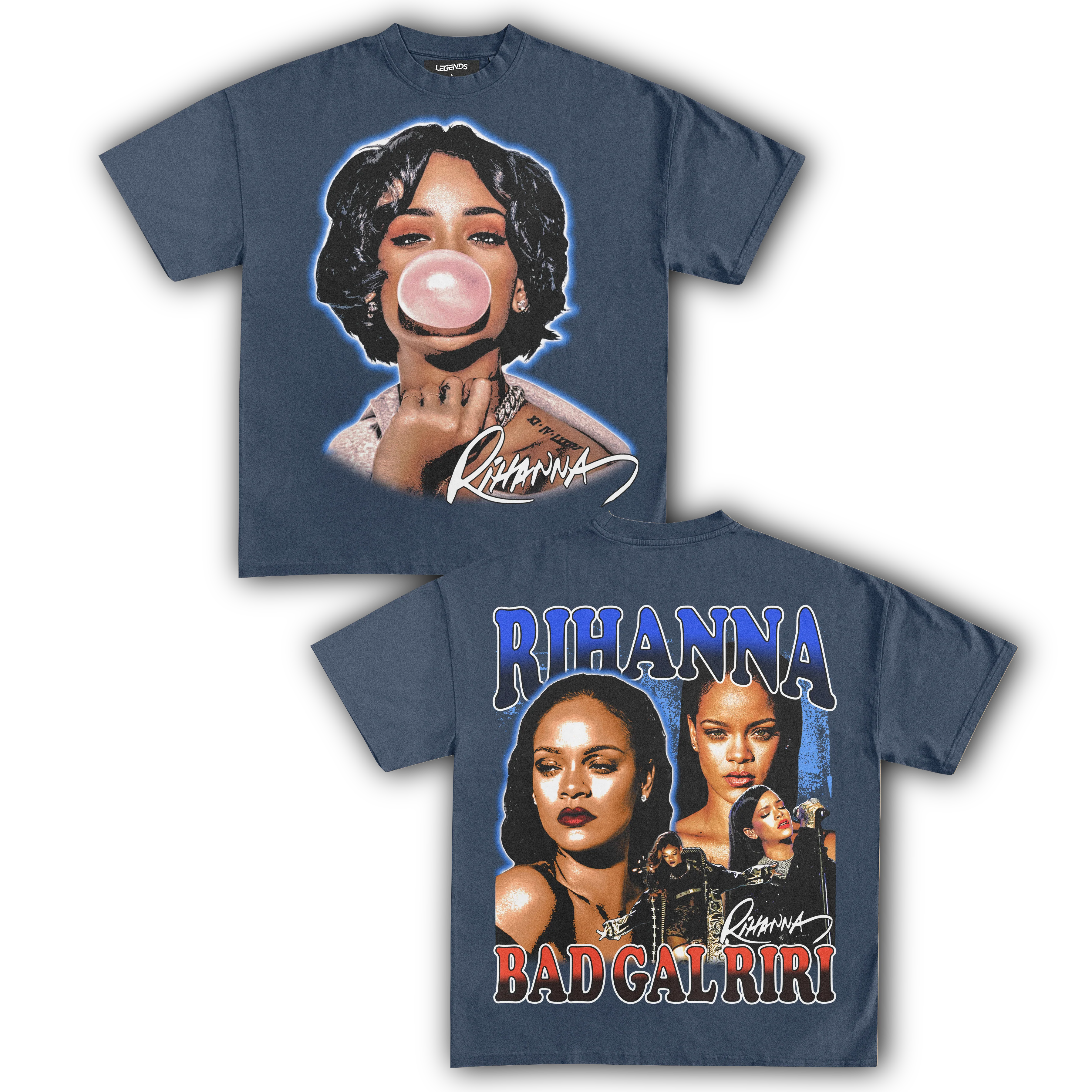 RIHANNA BUBBLEGUM TEE (Double Sided) - Image 9