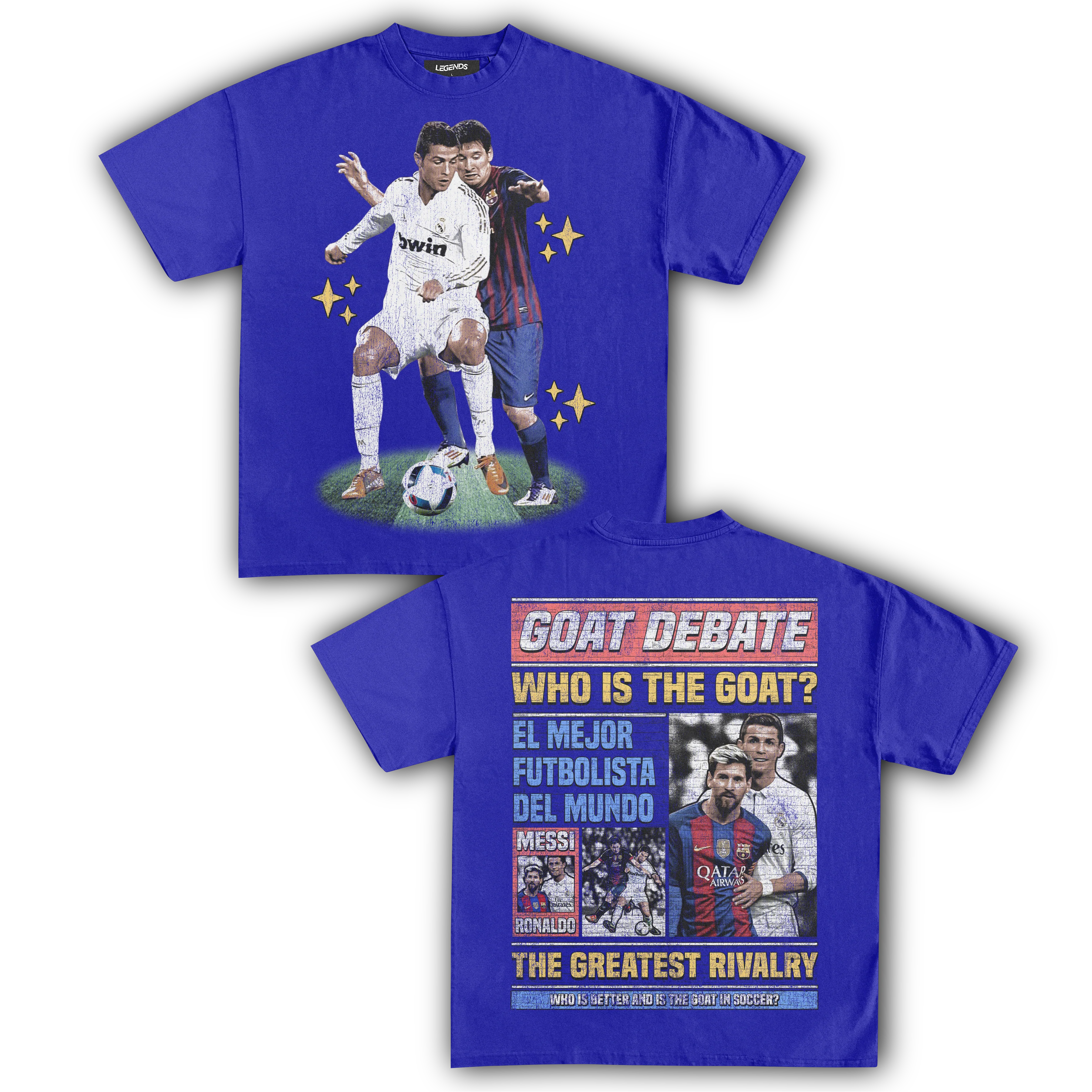RONALDO VS. MESSI RIVALRY TEE (Double Sided) - Image 11