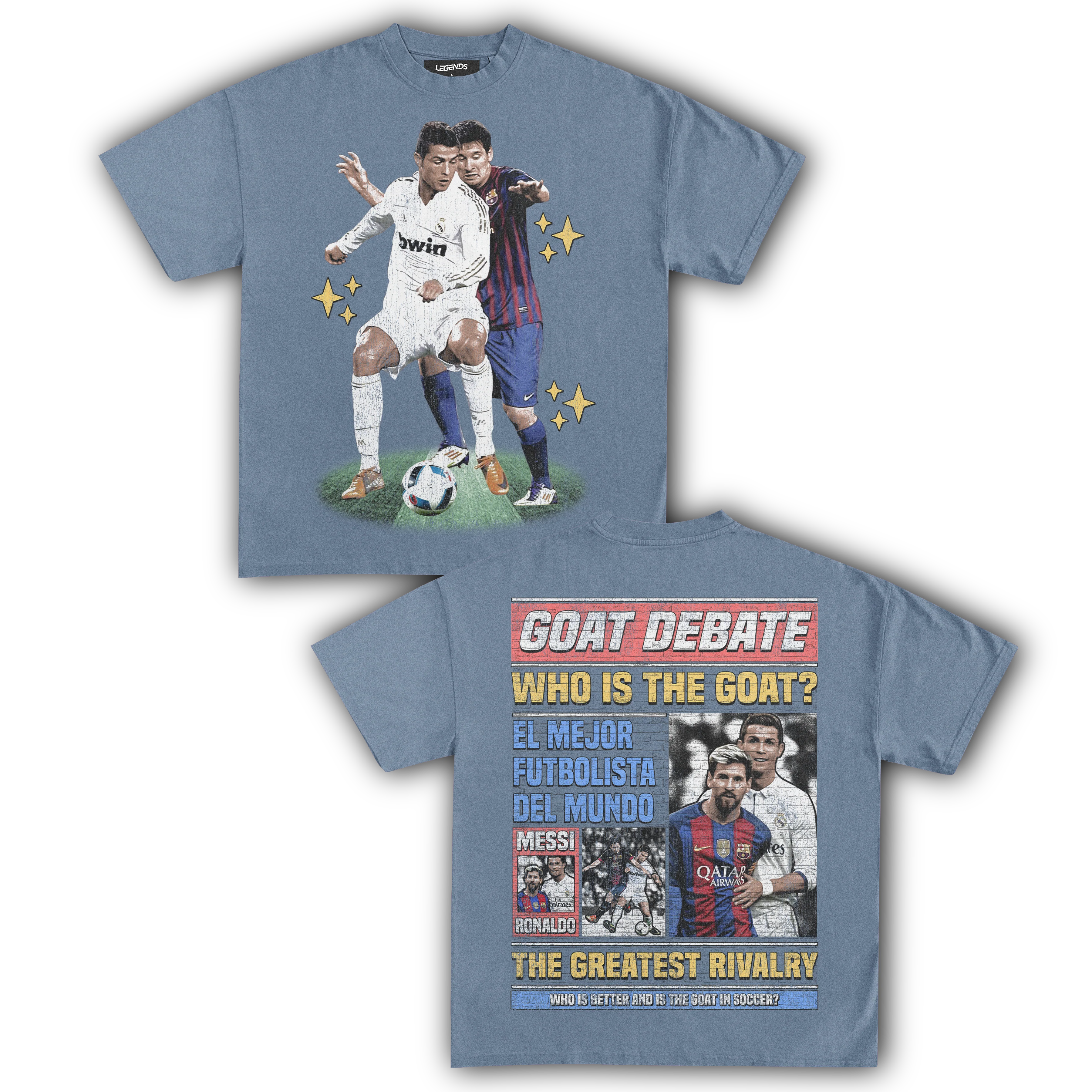 RONALDO VS. MESSI RIVALRY TEE (Double Sided) - Image 5