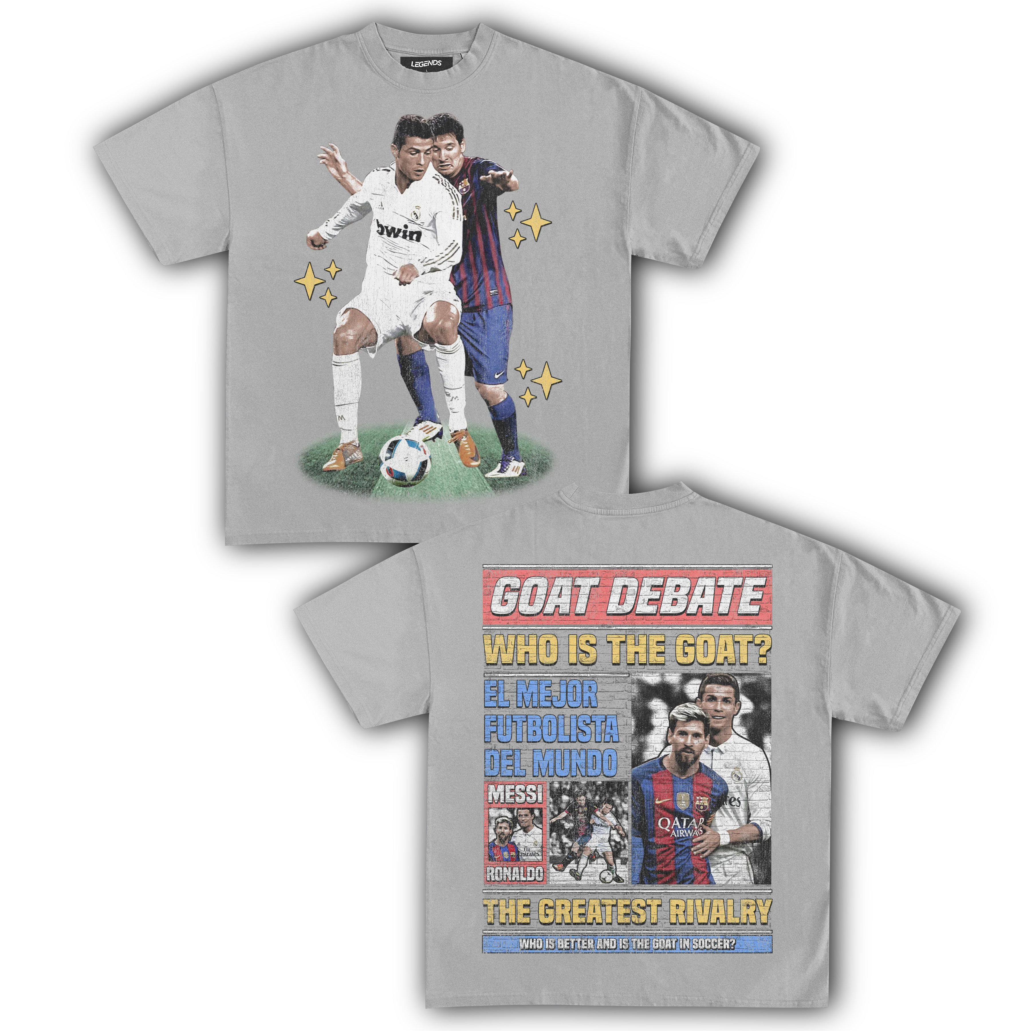 RONALDO VS. MESSI RIVALRY TEE (Double Sided) - Image 6