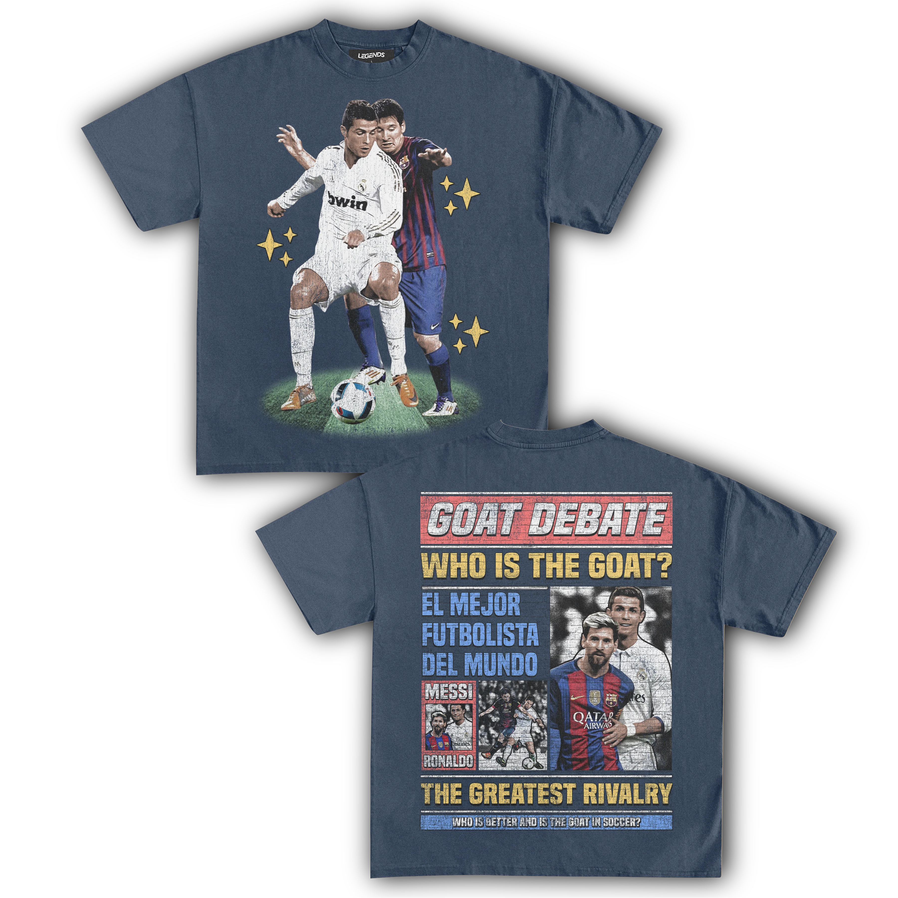 RONALDO VS. MESSI RIVALRY TEE (Double Sided) - Image 8