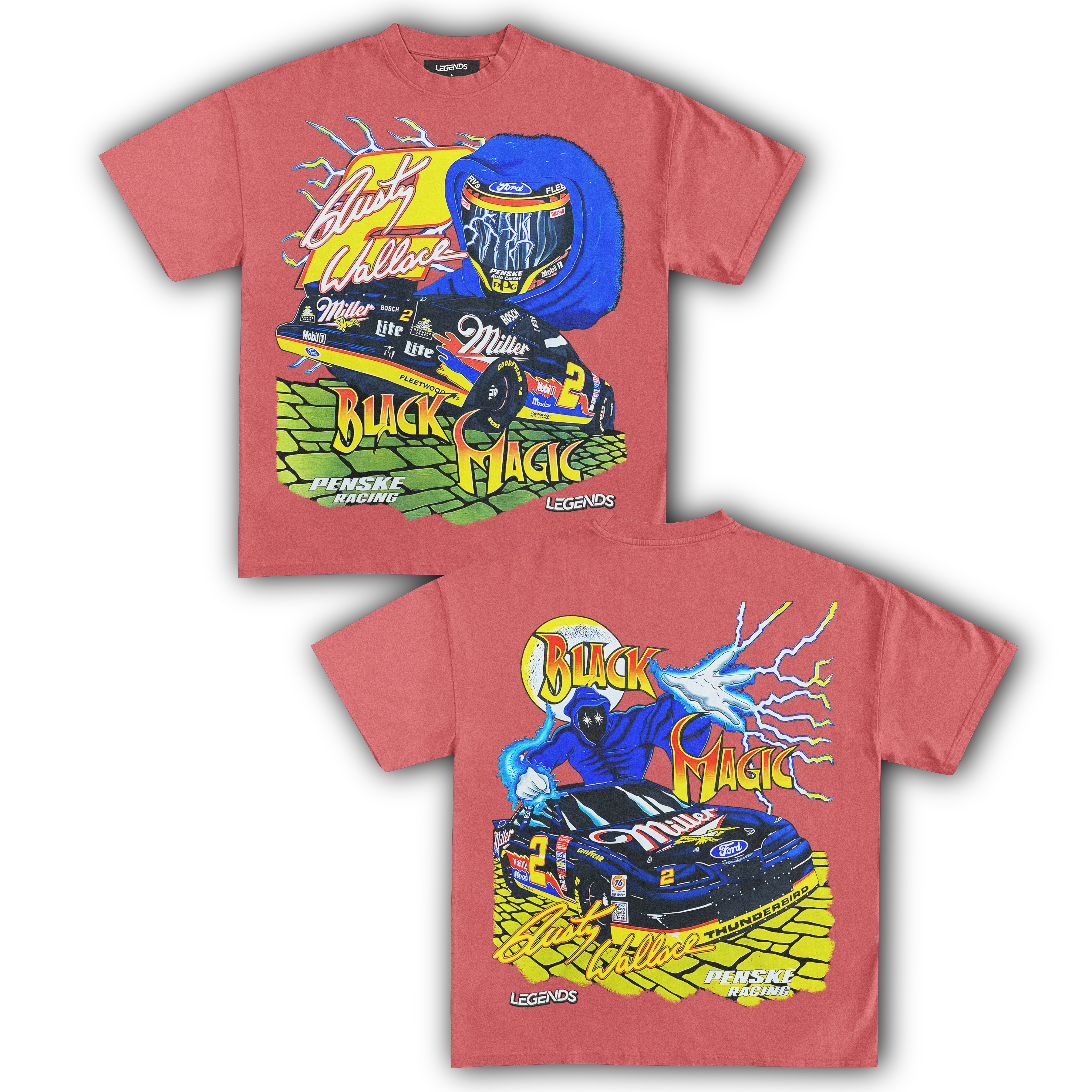 RUSTY WALLACE BLACK MAGIC TEE (Double Sided) - Image 8