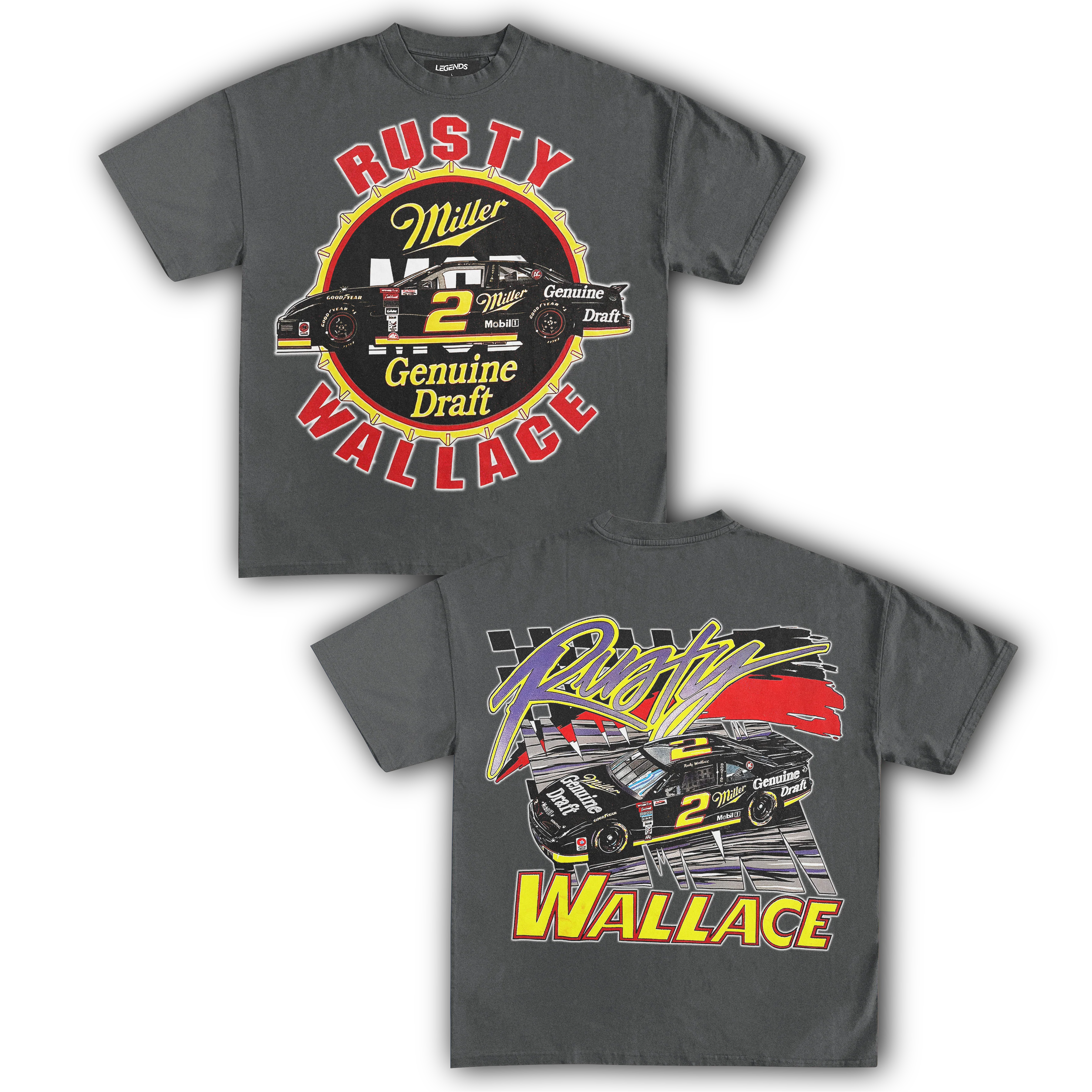 RUSTY WALLACE MILLER GENUINE DRAFT TEE (Double Sided) - Image 10