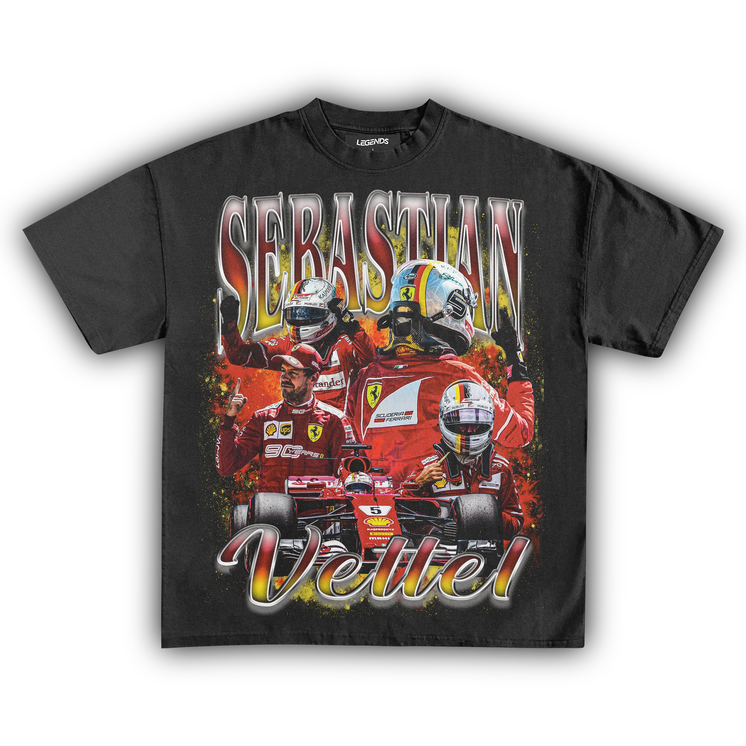 SABASTIAN VETTEL FERRARI TEE - Image 3