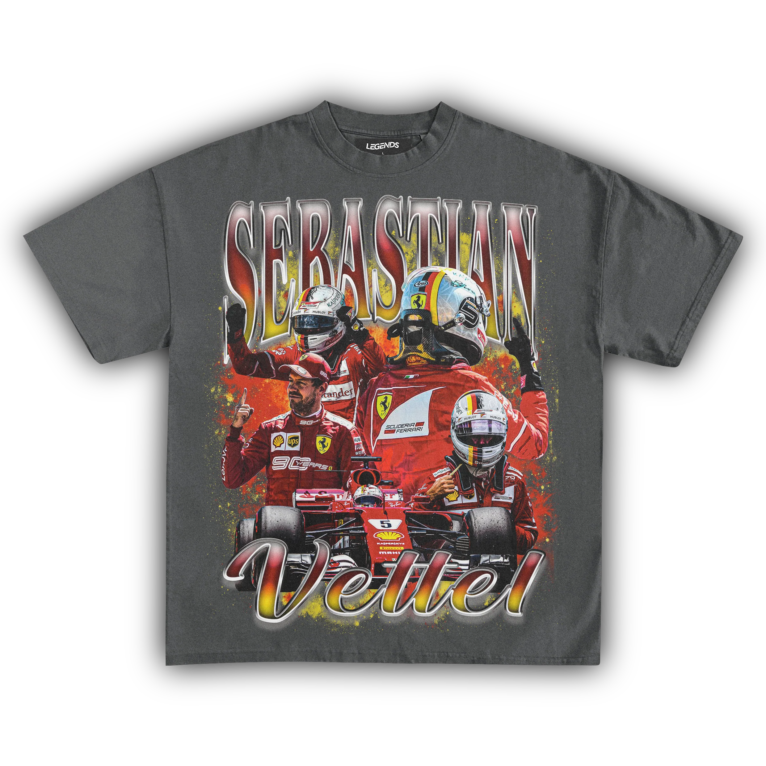 SABASTIAN VETTEL FERRARI TEE - Image 4