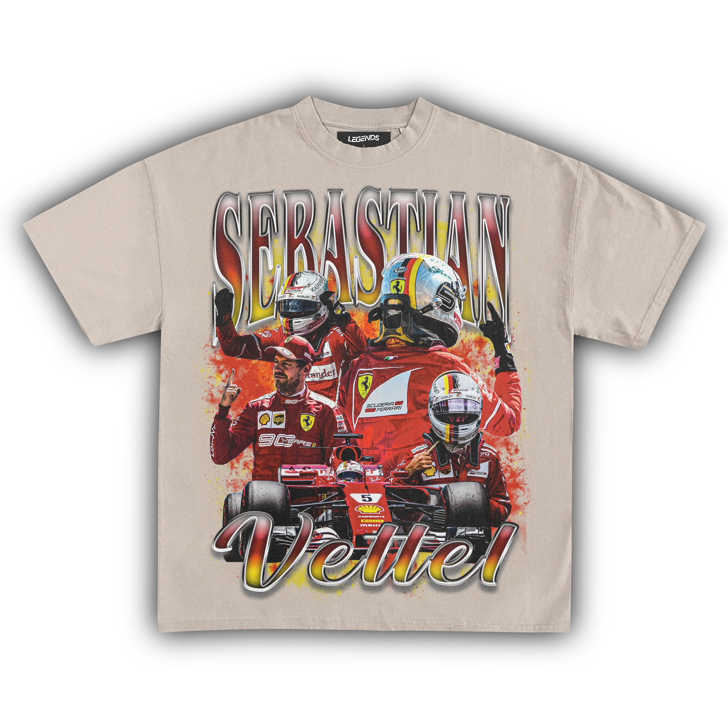 SABASTIAN VETTEL FERRARI TEE - Image 6
