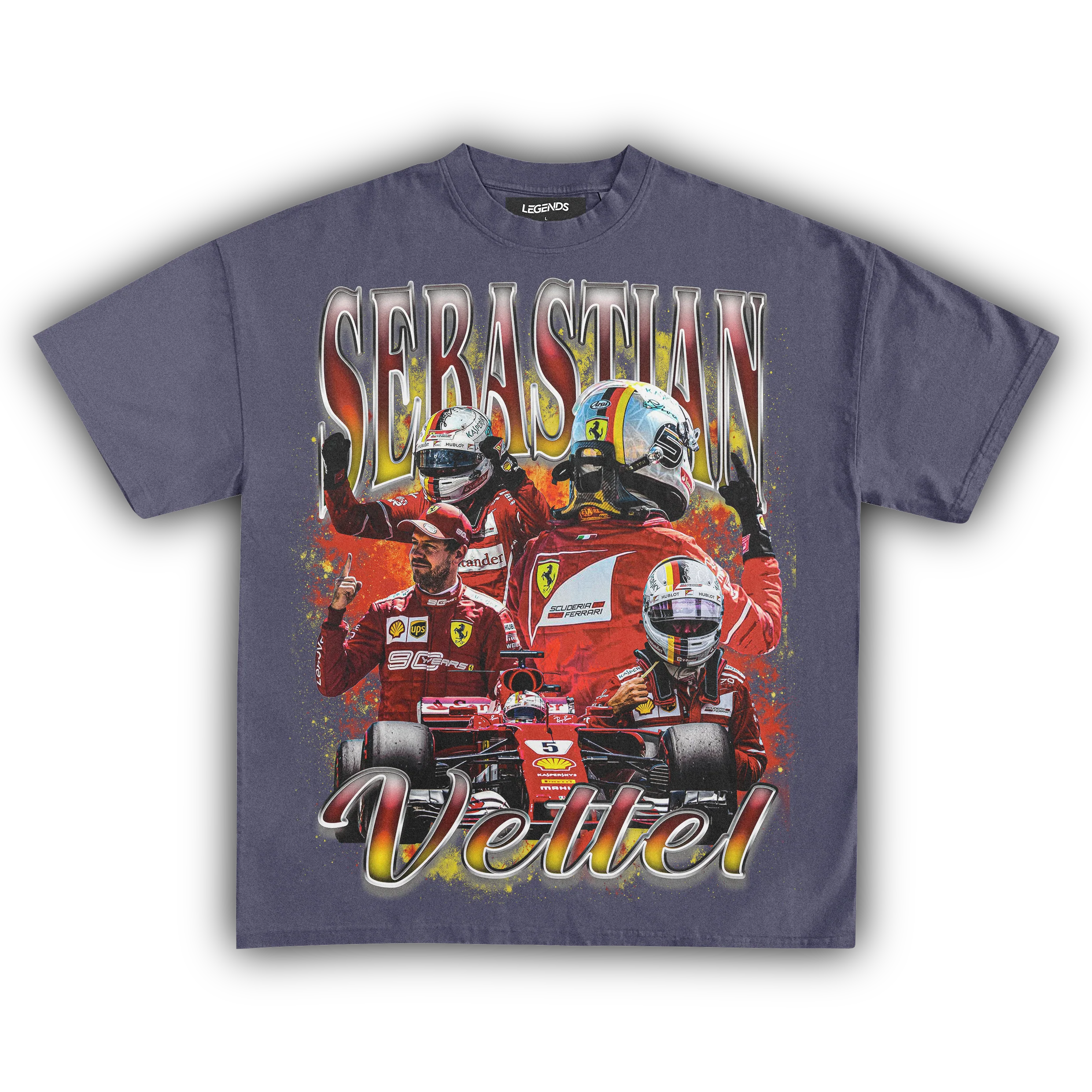SABASTIAN VETTEL FERRARI TEE - Image 7