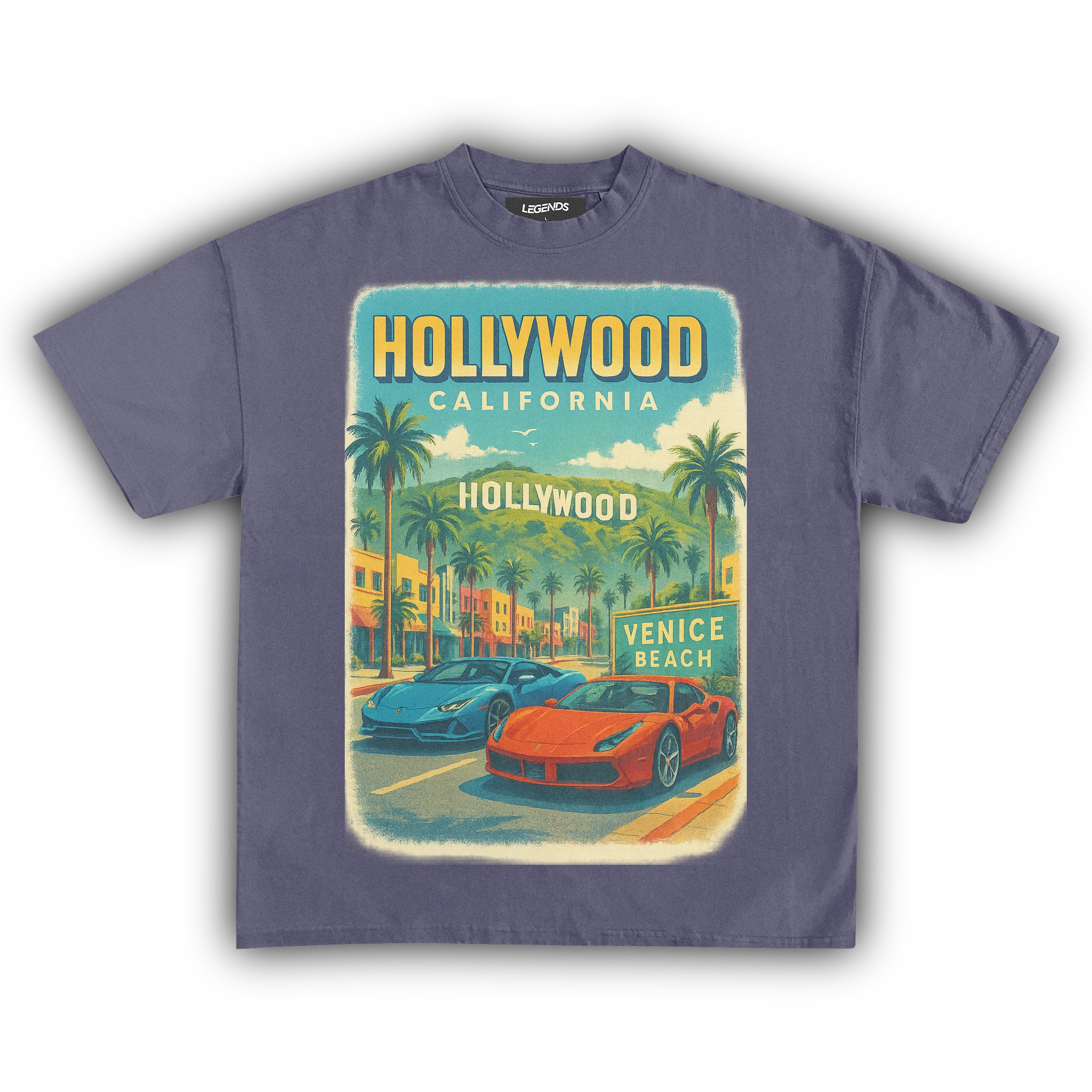 HOLLYWOOD Y VENICE BEACH TEE - Image 4