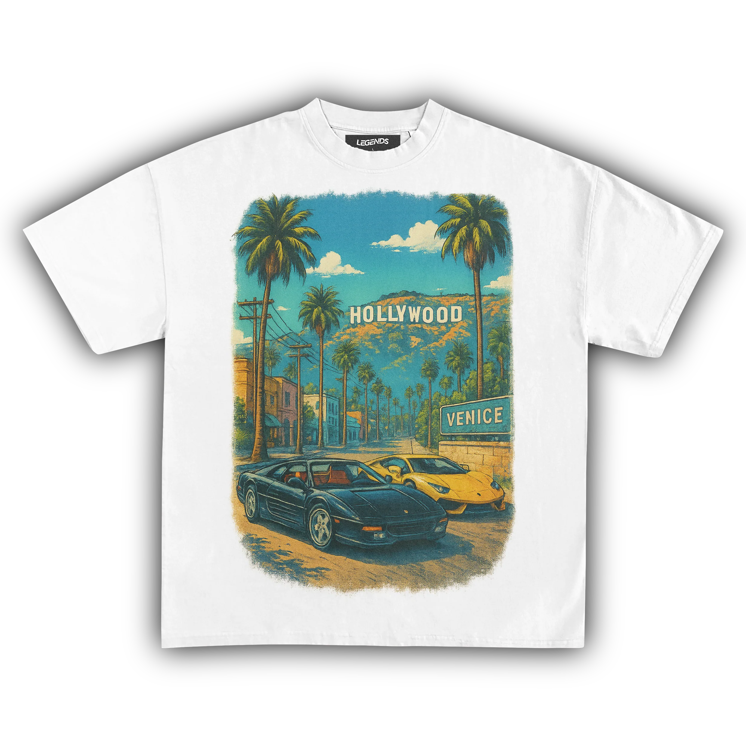 HOLLYWOOD Y VENICE TEE - Image 3