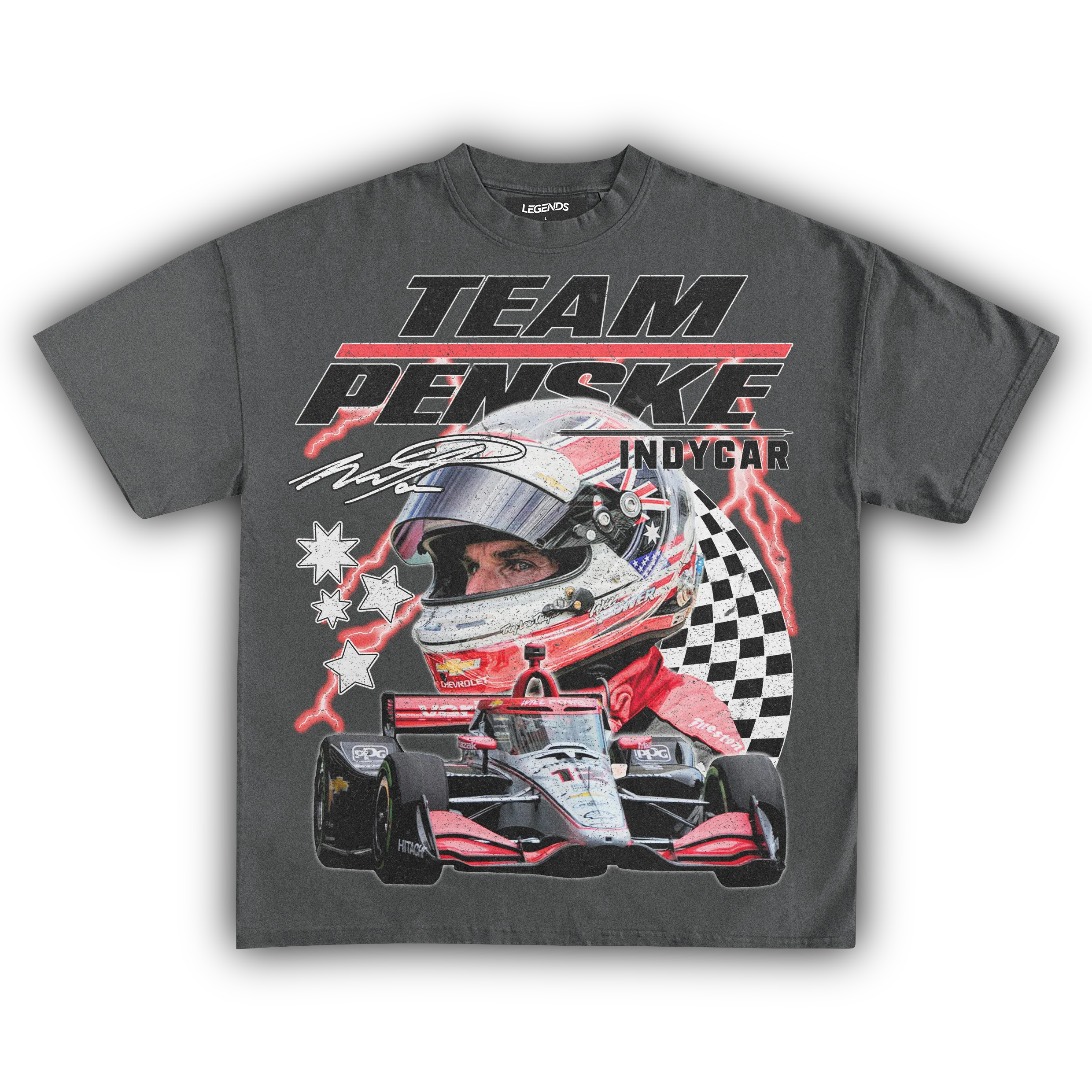 TEAM PENSKE INDYCAR VINTAGE TEE - Image 3