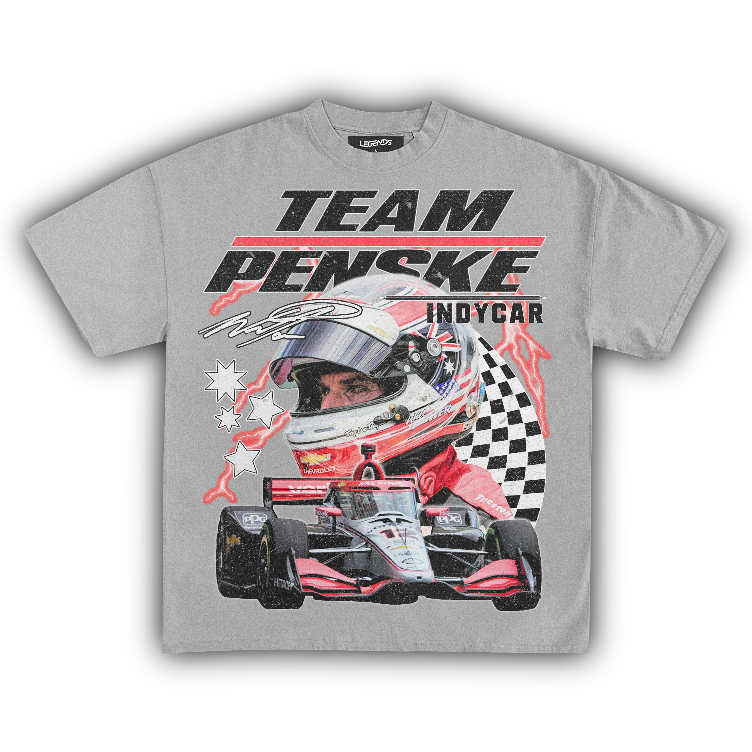 TEAM PENSKE INDYCAR VINTAGE TEE - Image 5