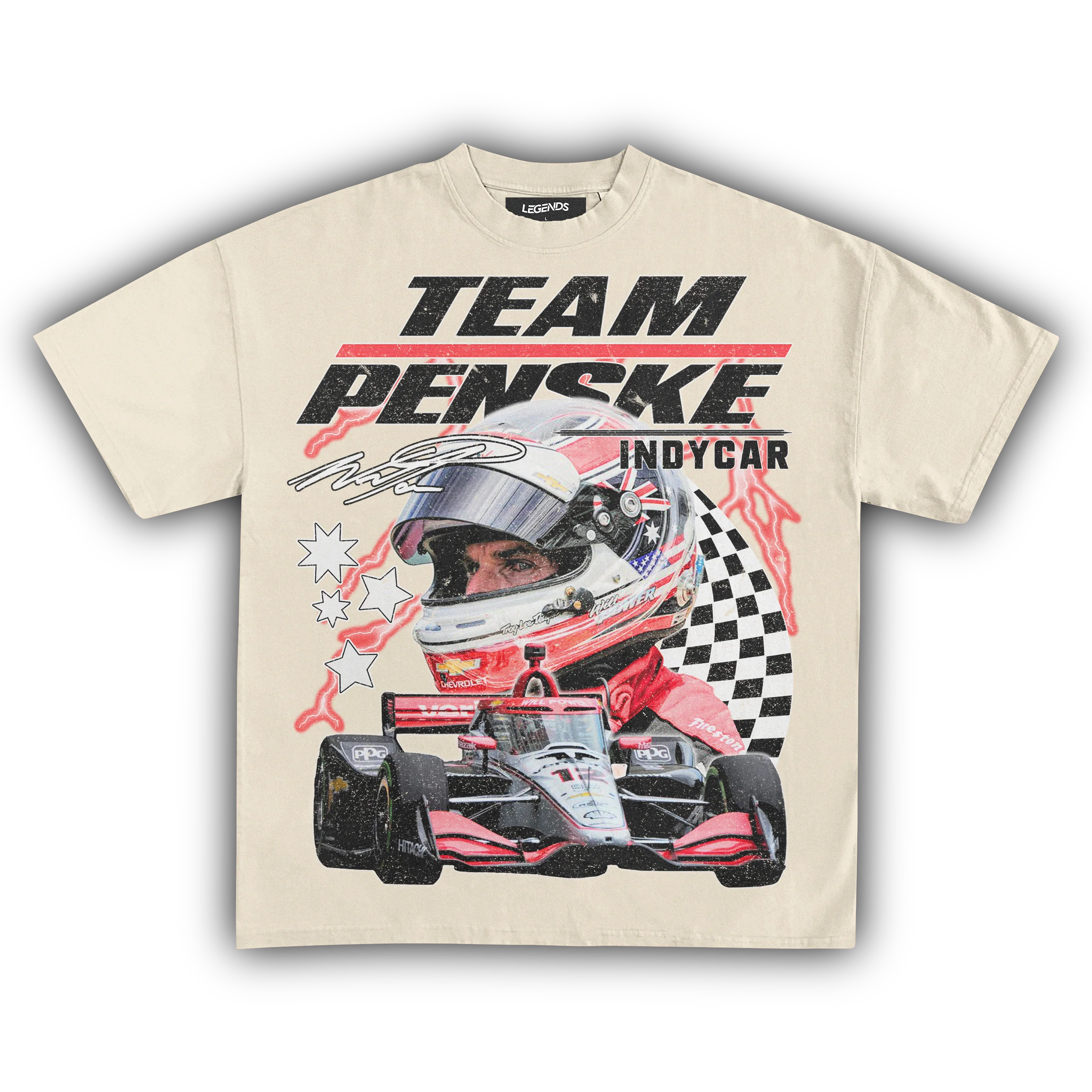 TEAM PENSKE INDYCAR VINTAGE TEE - Image 6