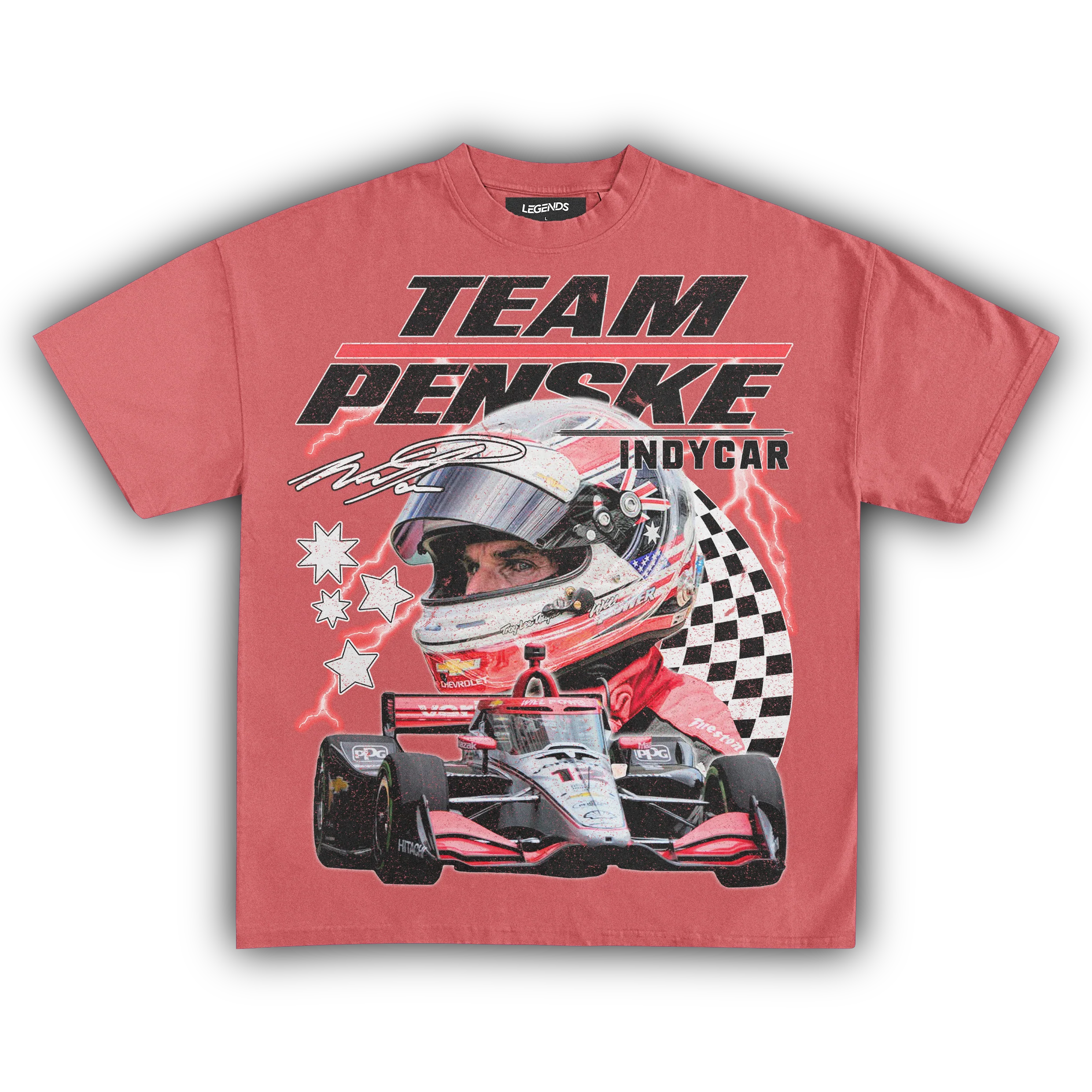 TEAM PENSKE INDYCAR VINTAGE TEE - Image 7