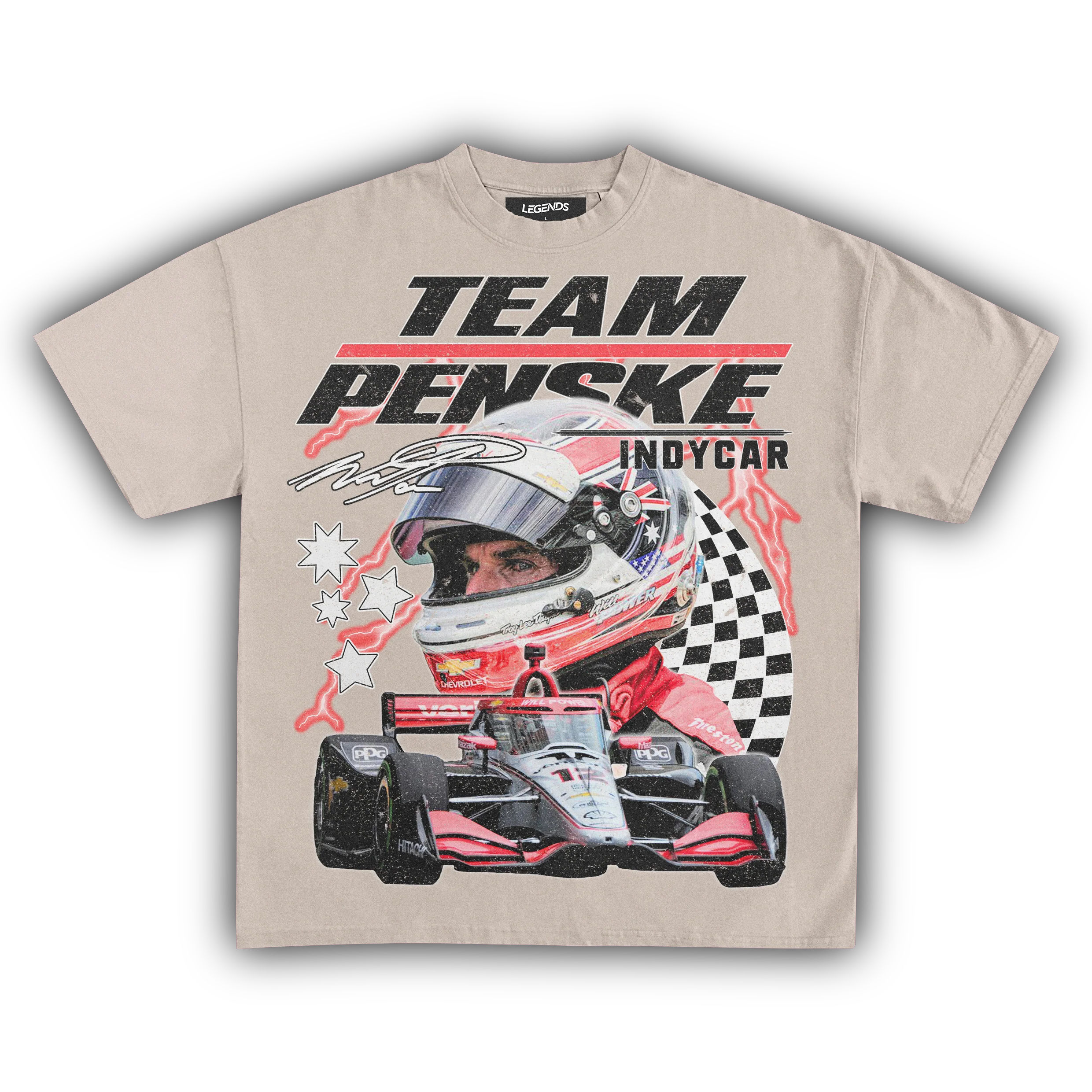 TEAM PENSKE INDYCAR VINTAGE TEE - Image 8