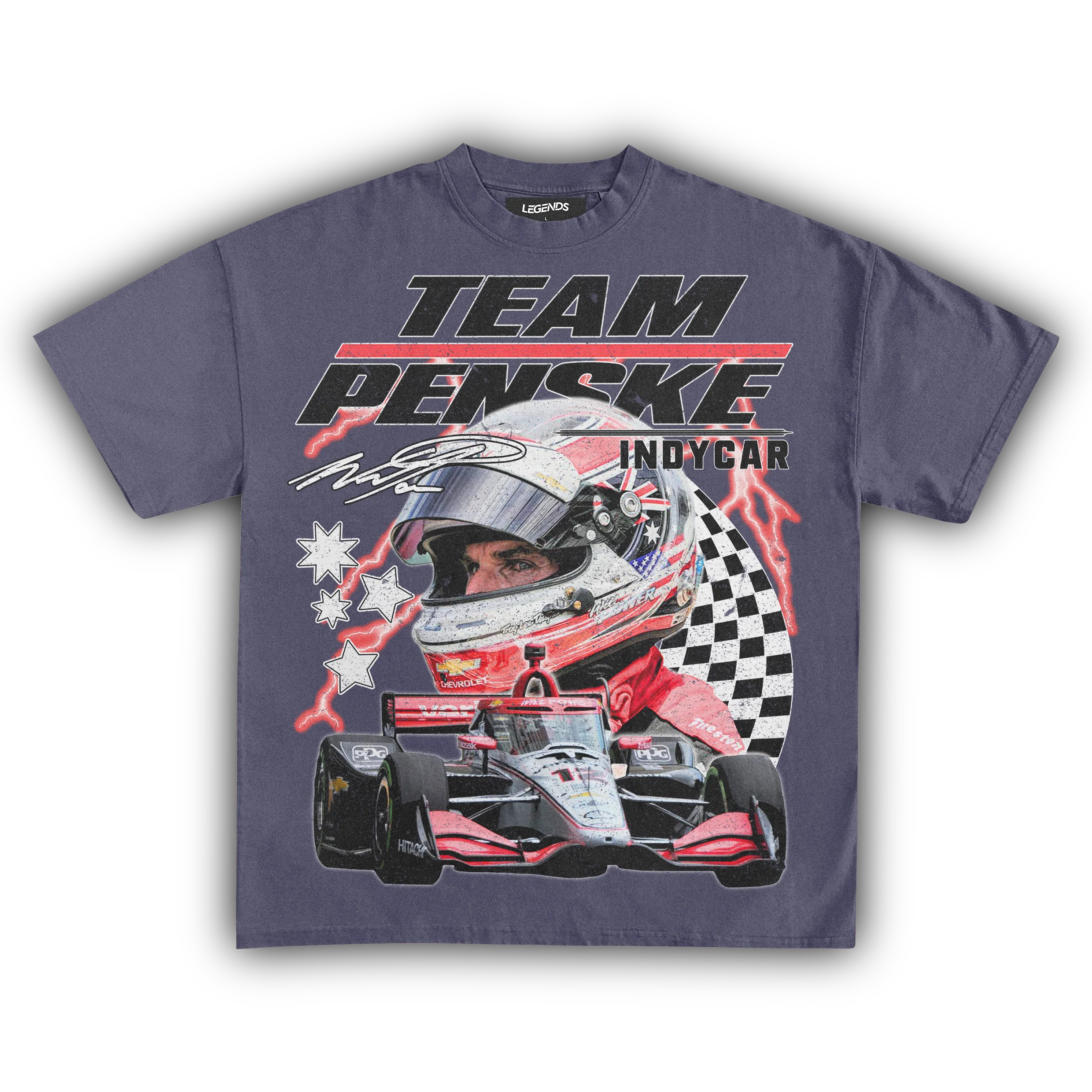 TEAM PENSKE INDYCAR VINTAGE TEE - Image 9