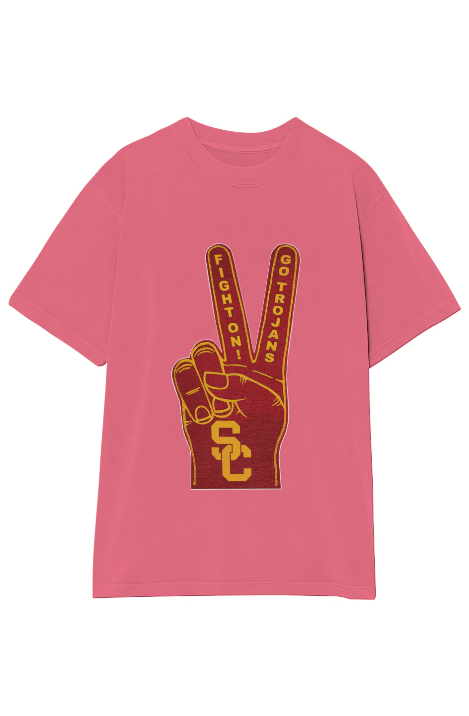 USC TROJANS FIGHT ON! TEE (Double Sided) - Image 14