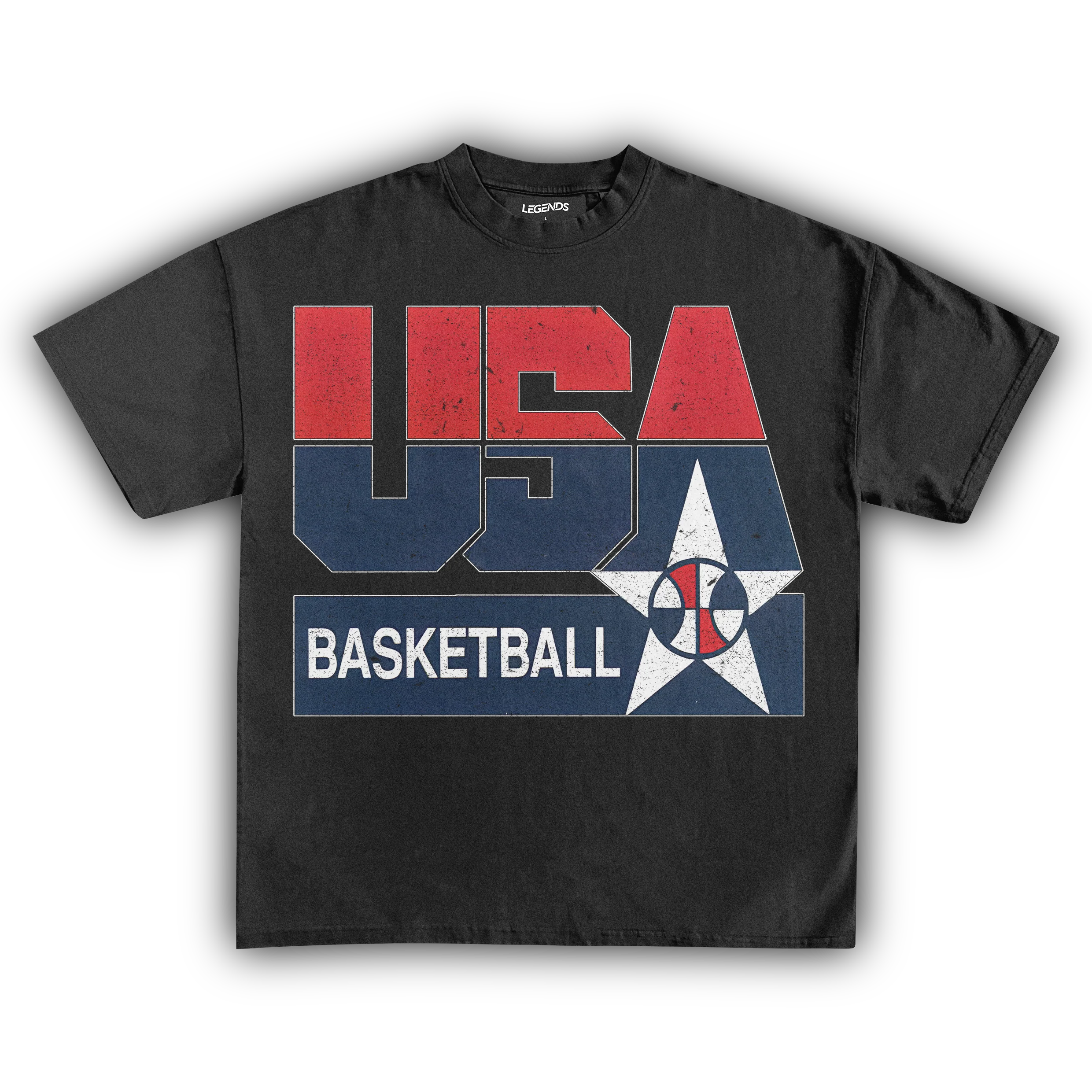 USA BASKETBALL VINTAGE TEE - Image 17
