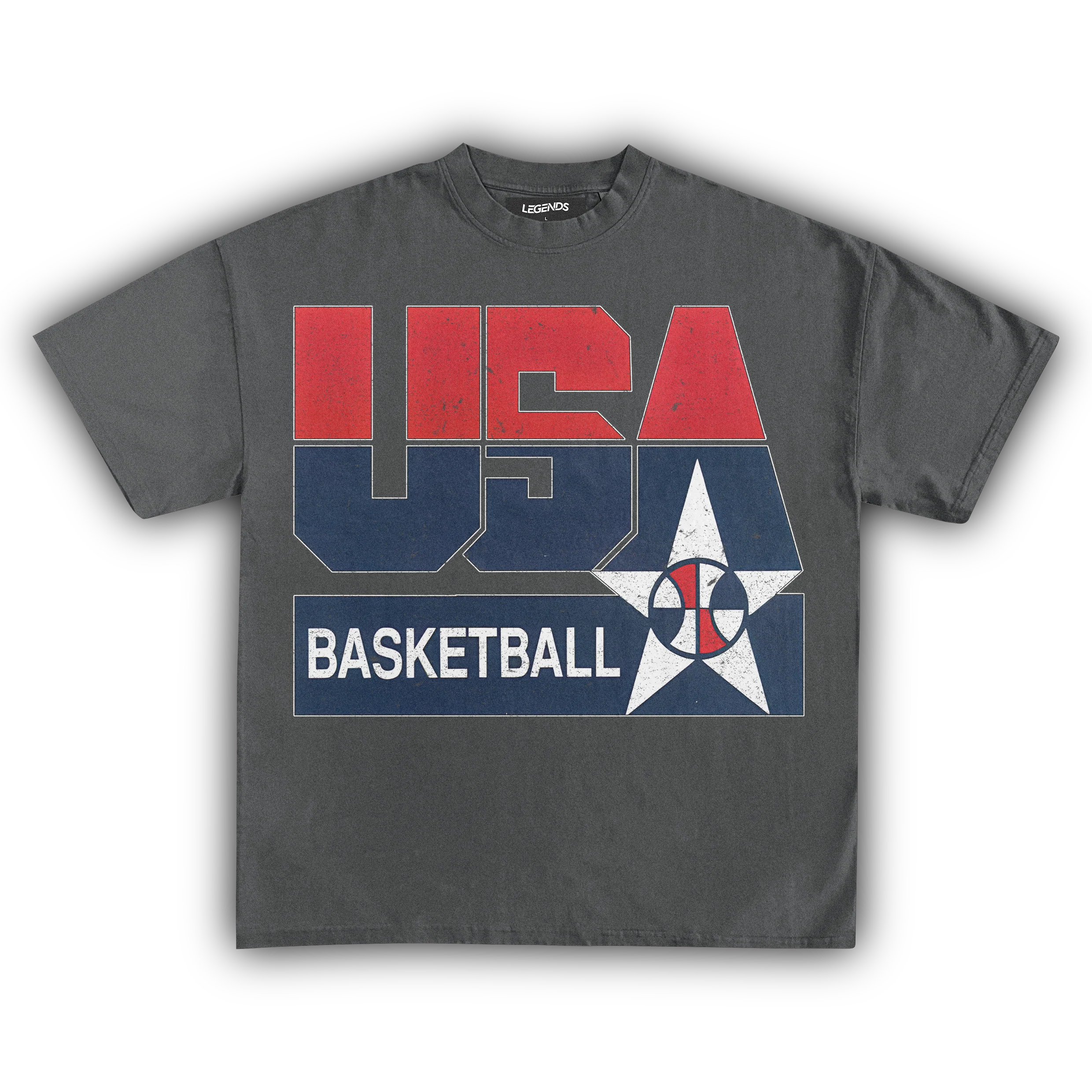 USA BASKETBALL VINTAGE TEE - Image 6