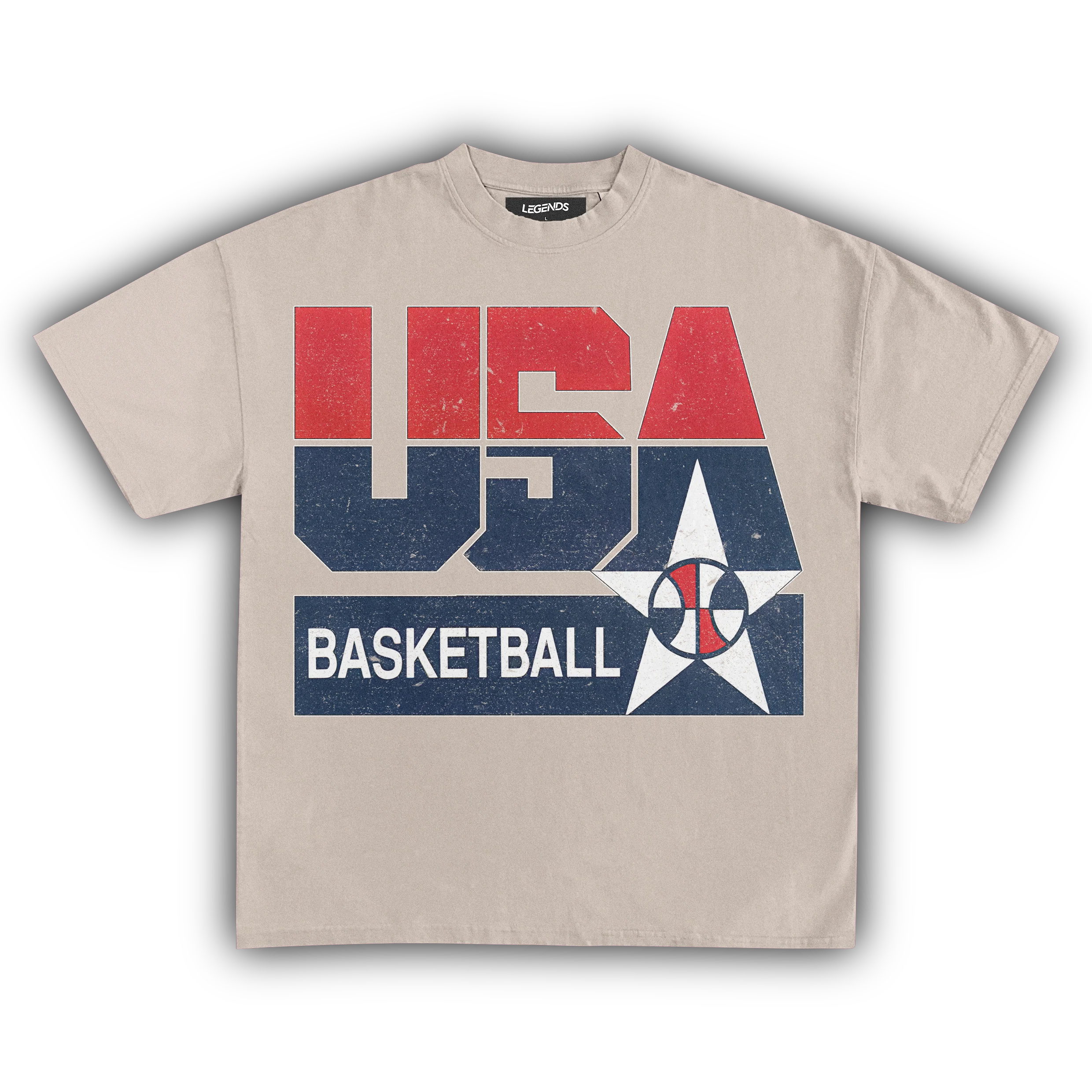 USA BASKETBALL VINTAGE TEE - Image 7