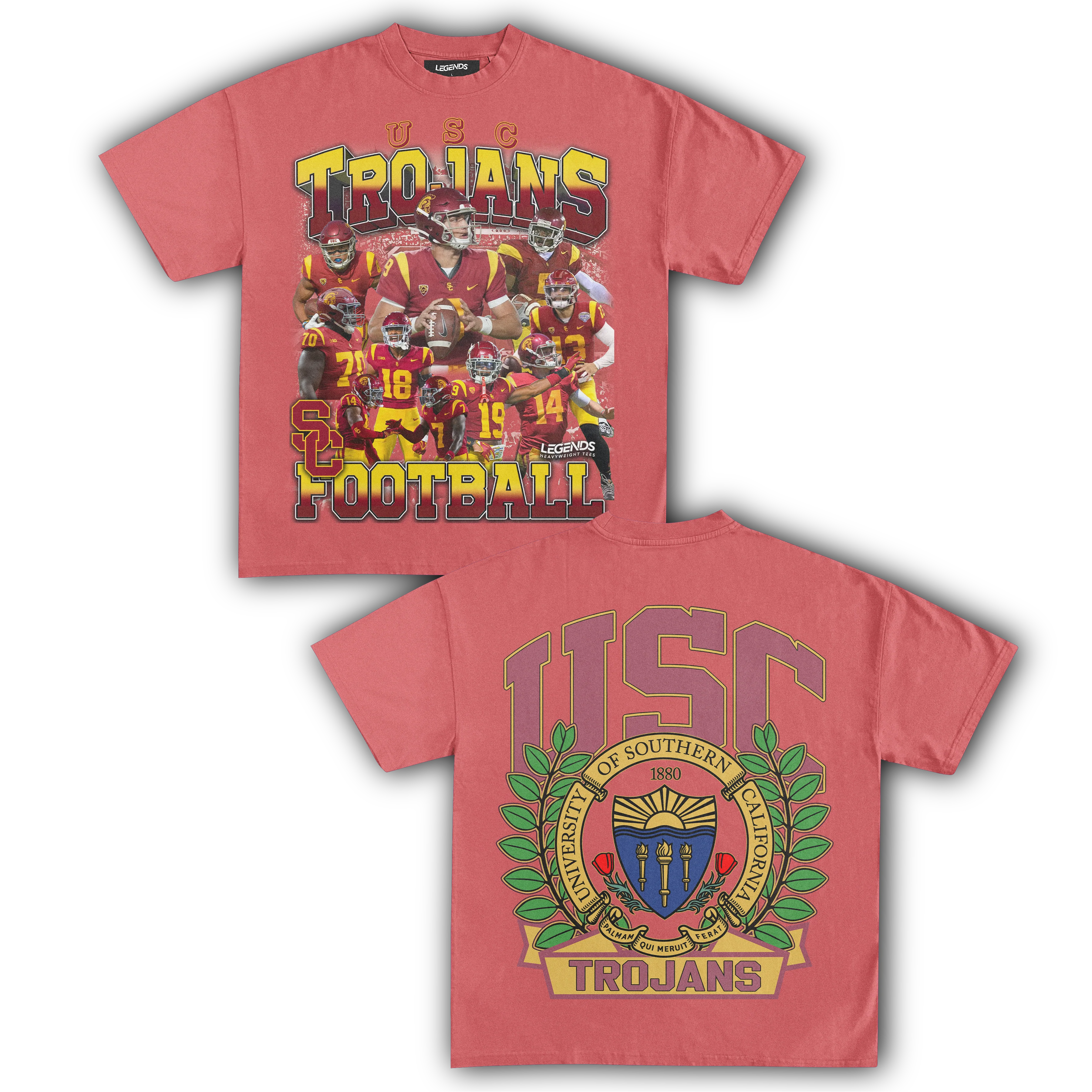 USC TROJANS FOOTBALL TEE (Double Sided) - Image 10