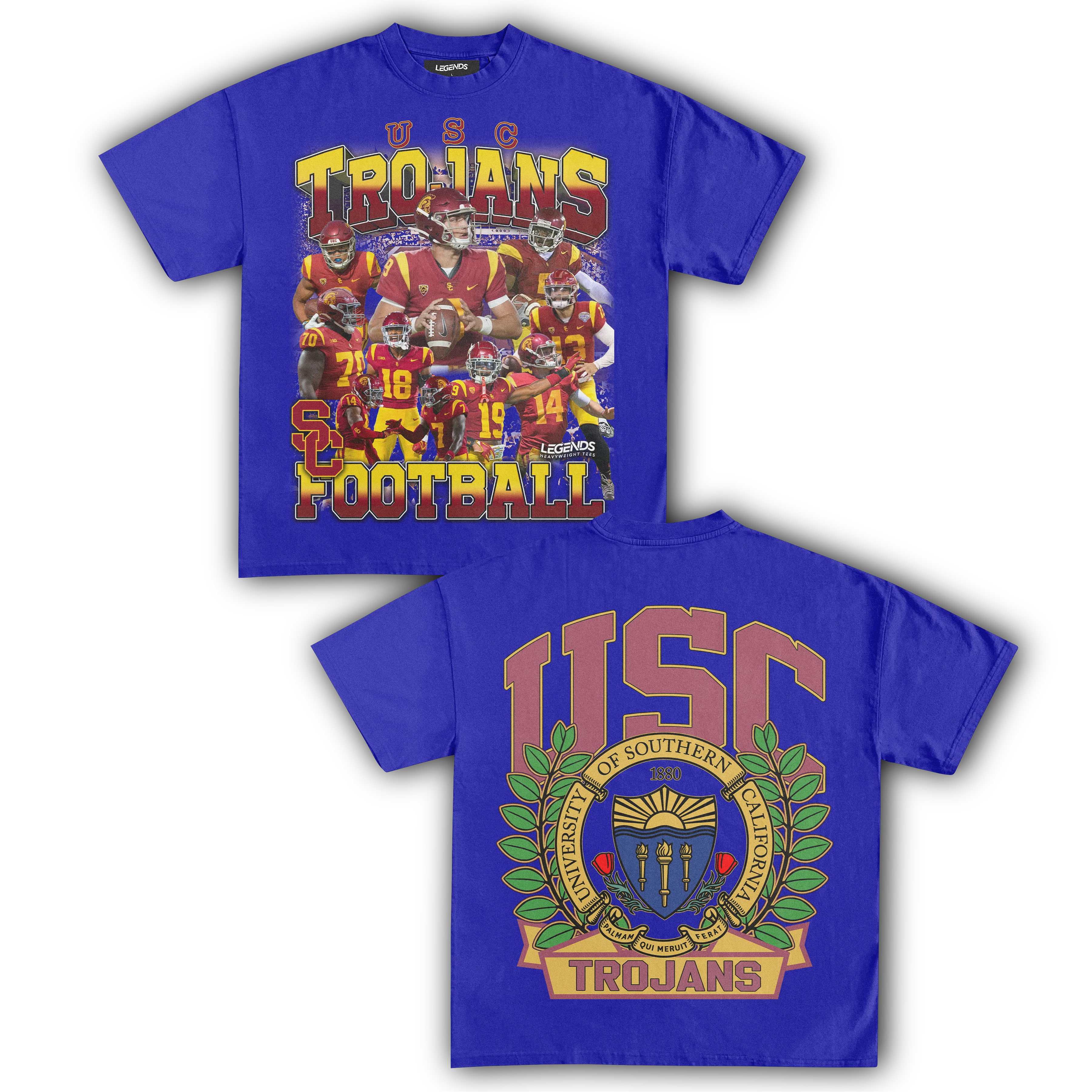 USC TROJANS FOOTBALL TEE (Double Sided) - Image 11
