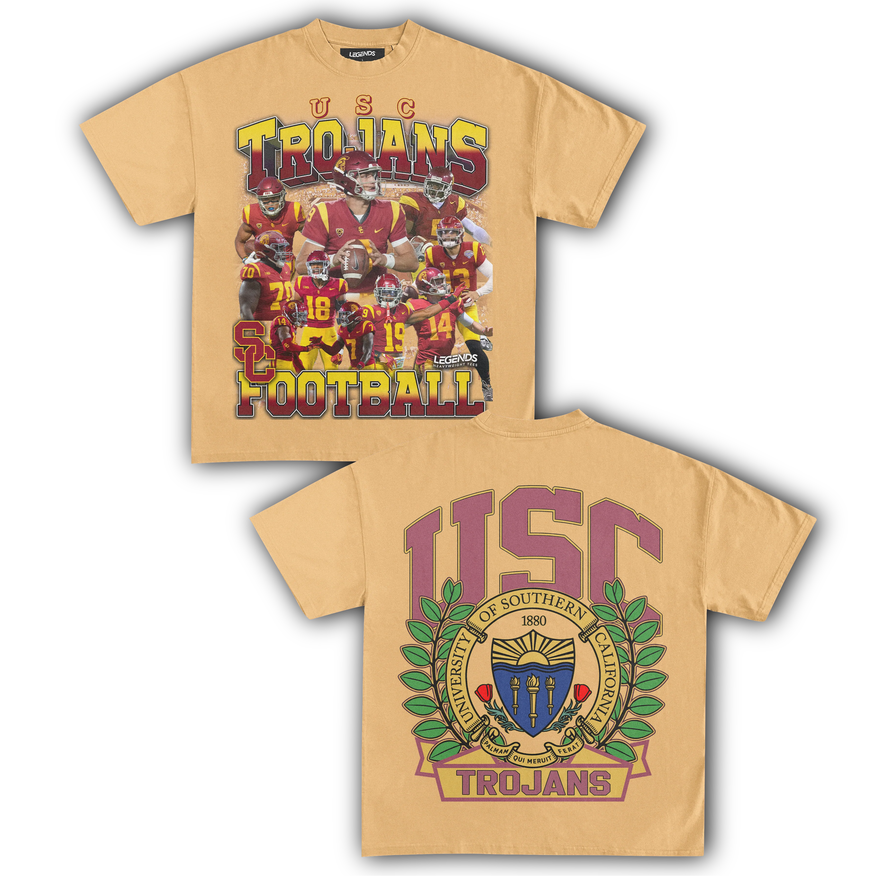 USC TROJANS FOOTBALL TEE (Double Sided) - Image 6