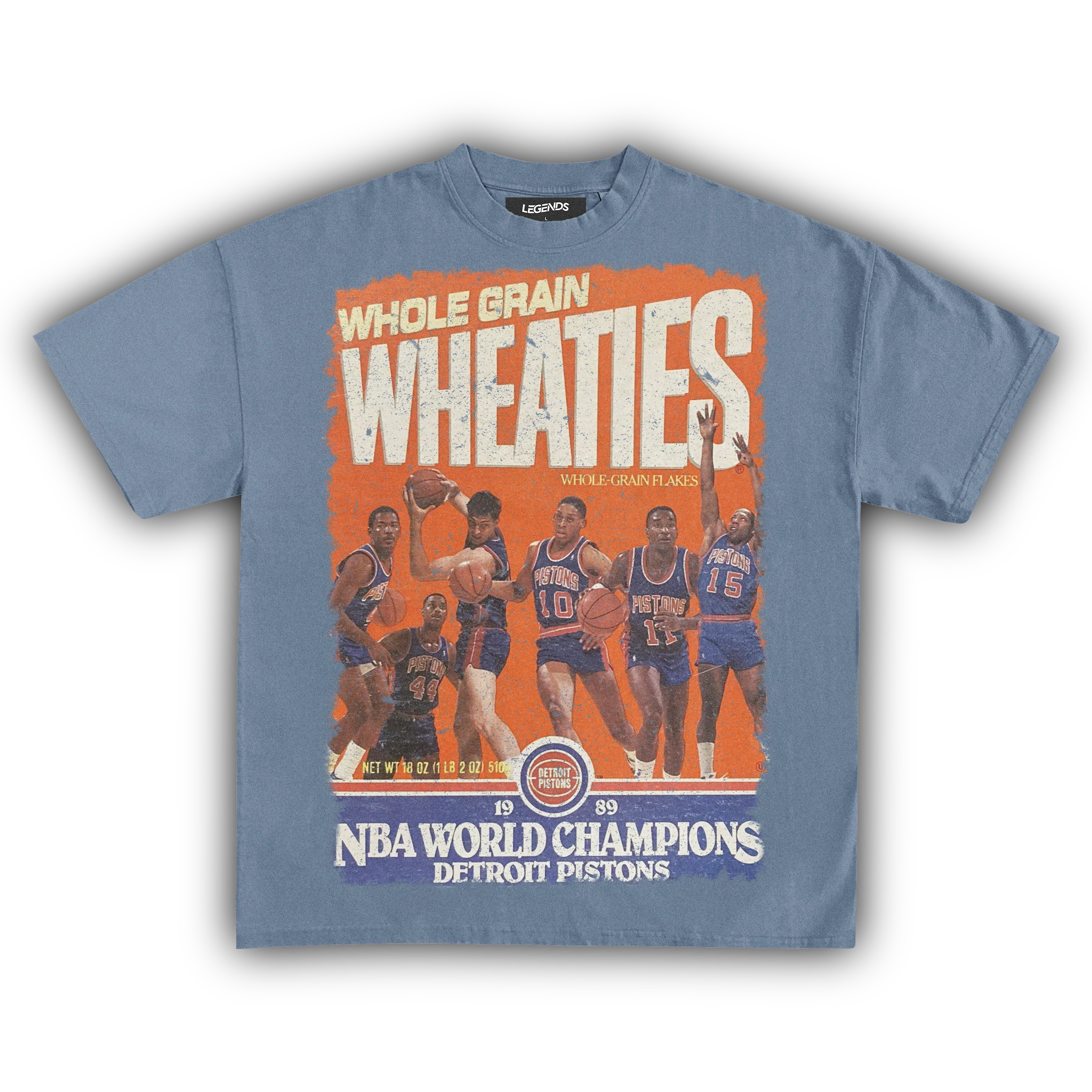 WHEATIES DETROIT PISTONS 1989 VINTAGE TEE - Image 11
