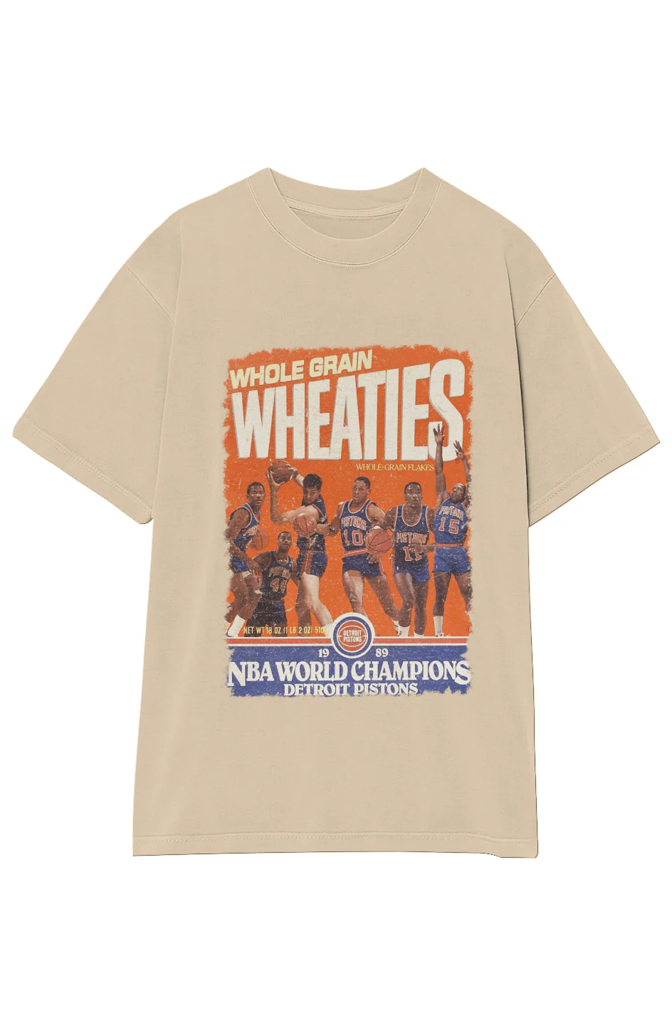 WHEATIES DETROIT PISTONS 1989 VINTAGE TEE - Image 17