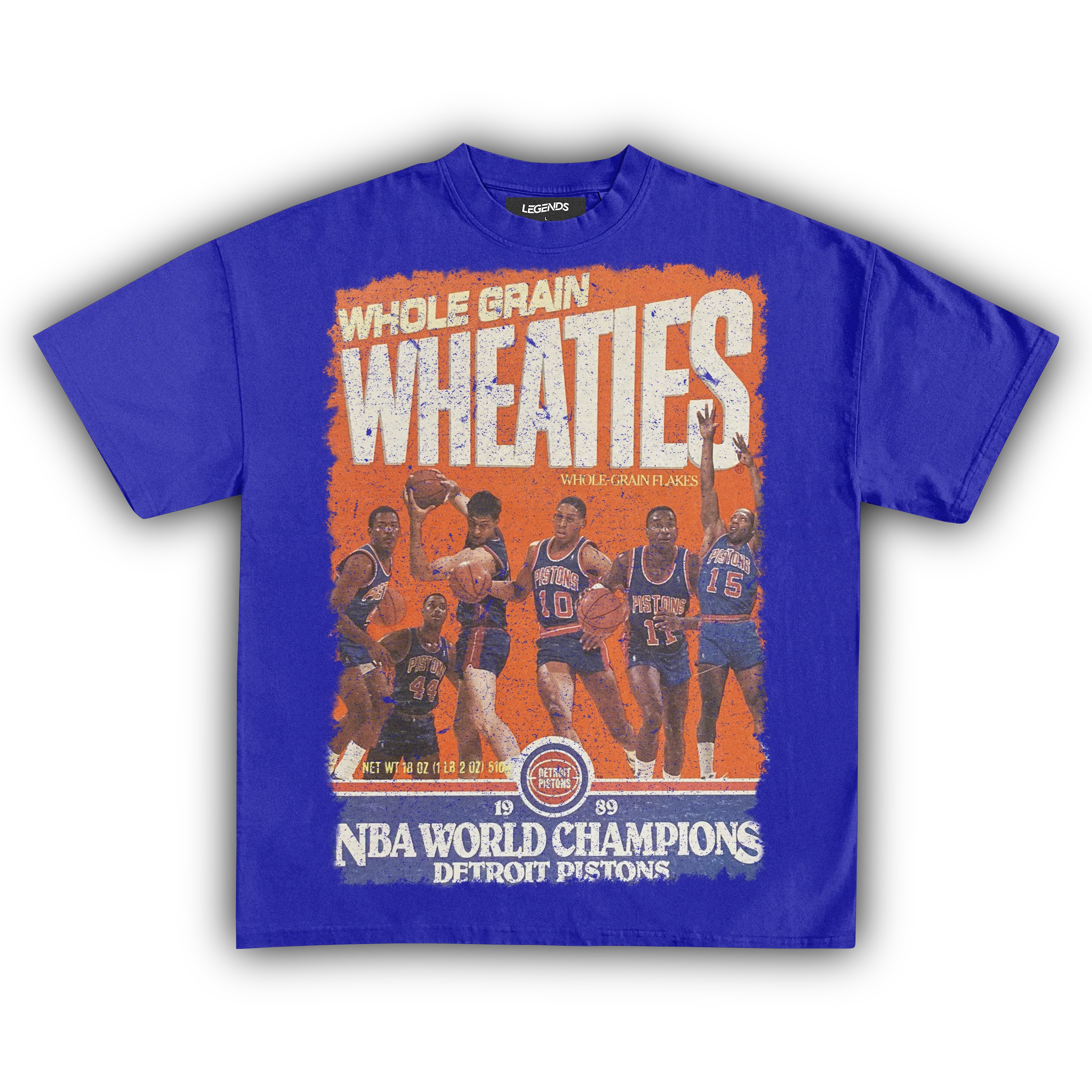WHEATIES DETROIT PISTONS 1989 VINTAGE TEE - Image 9