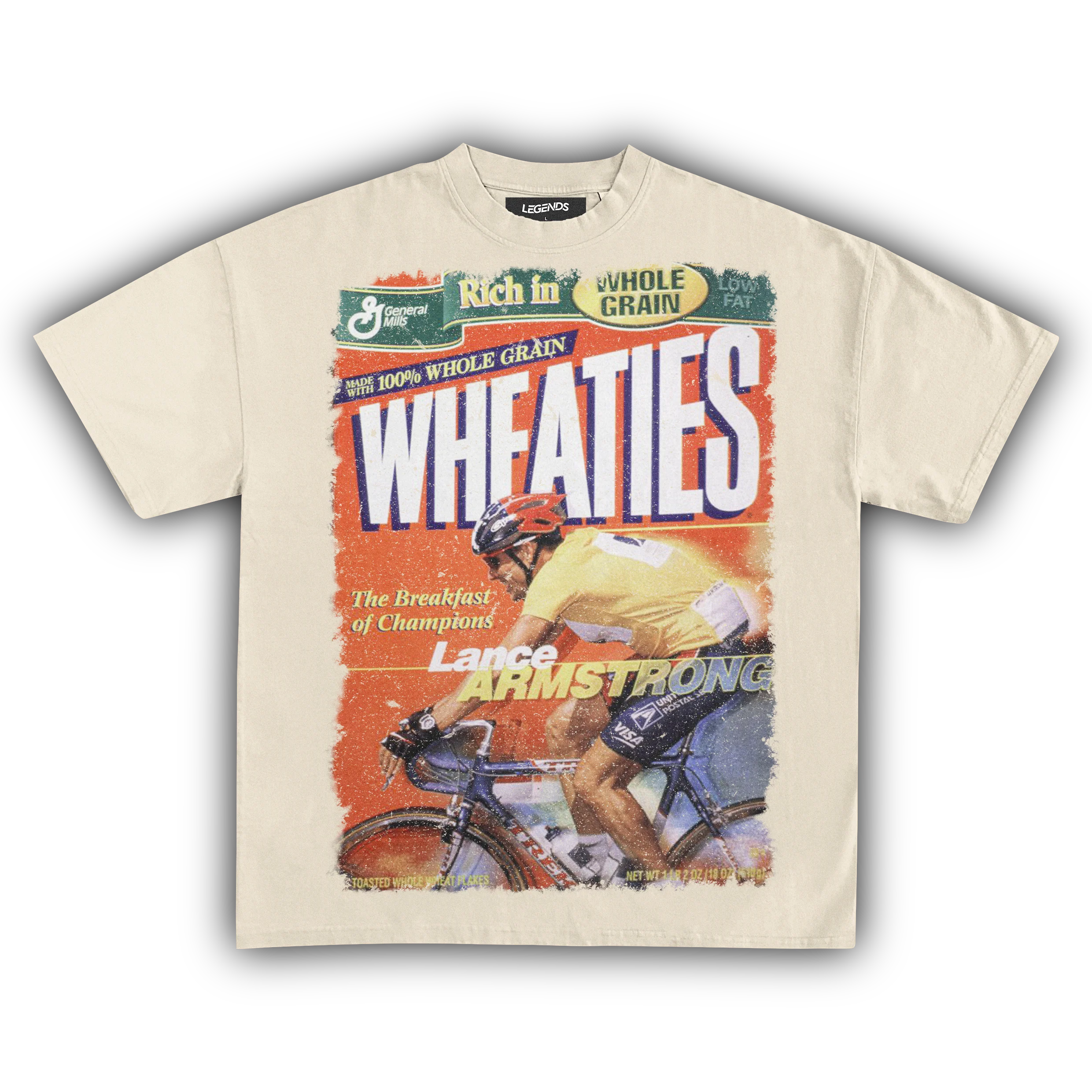 WHEATIES LANCE ARMSTRONG 1999 VINTAGE TEE - Image 7