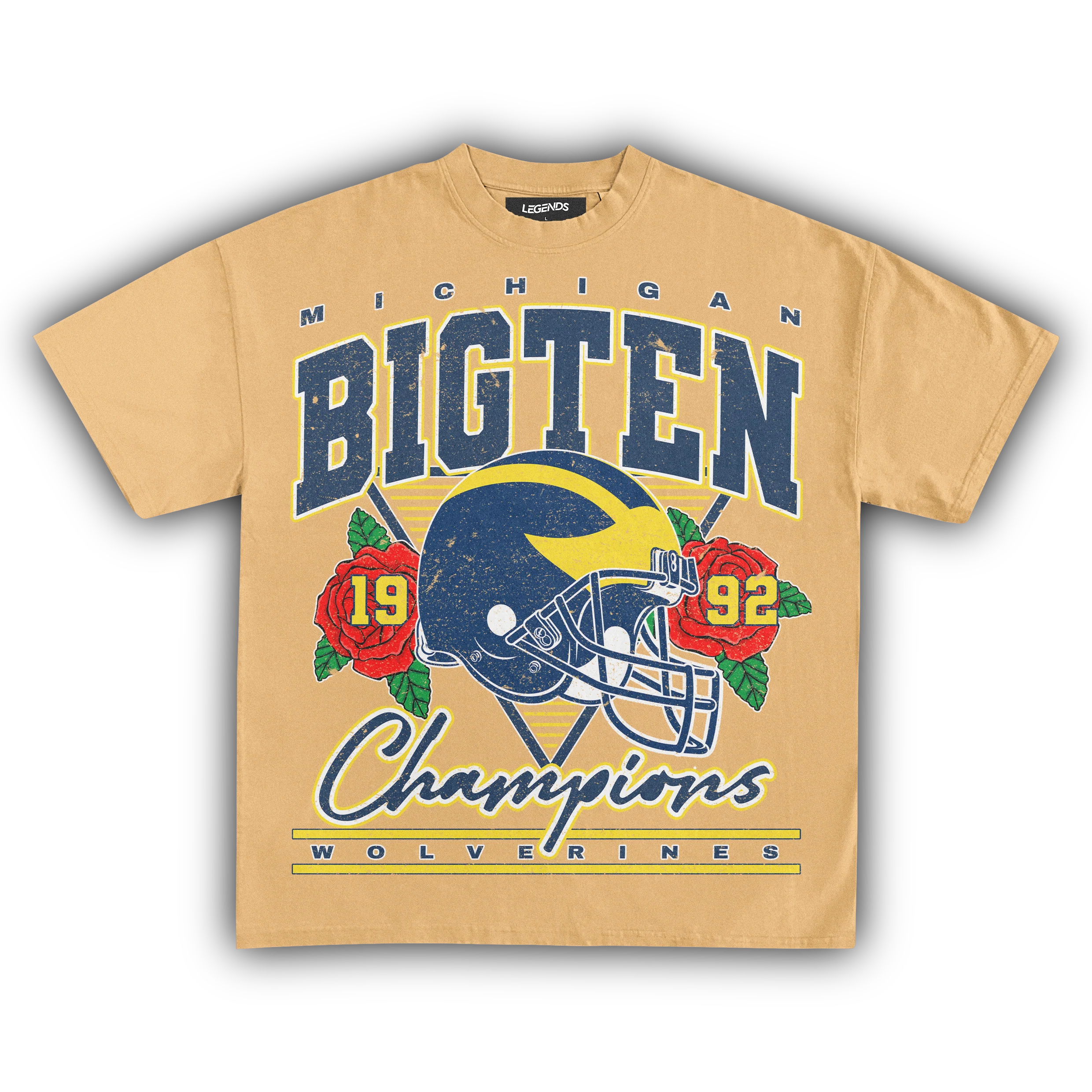 WOLVERINES VINTAGE 1992 BIG TEN CHAMPIONS TEE - Image 10