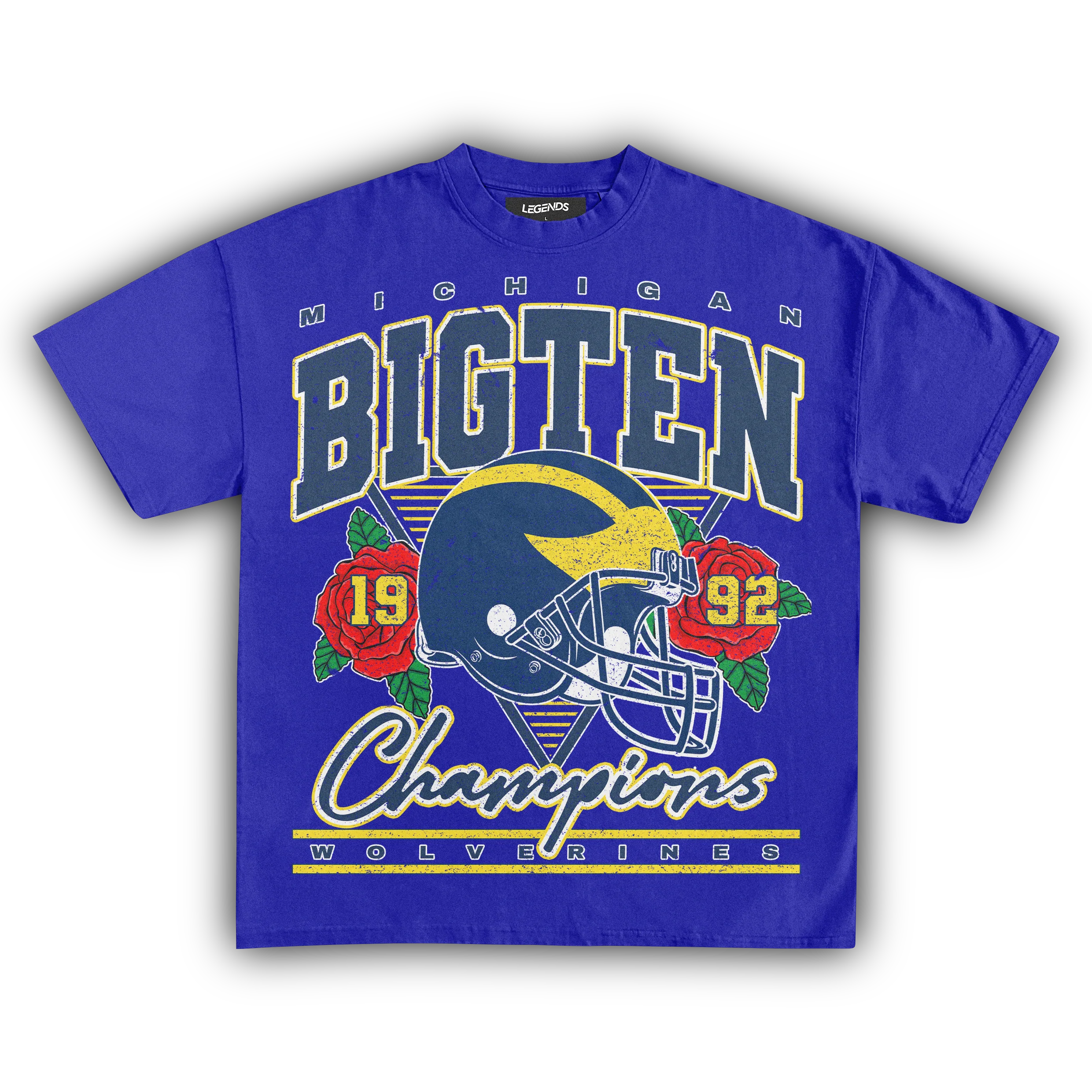 WOLVERINES VINTAGE 1992 BIG TEN CHAMPIONS TEE - Image 4