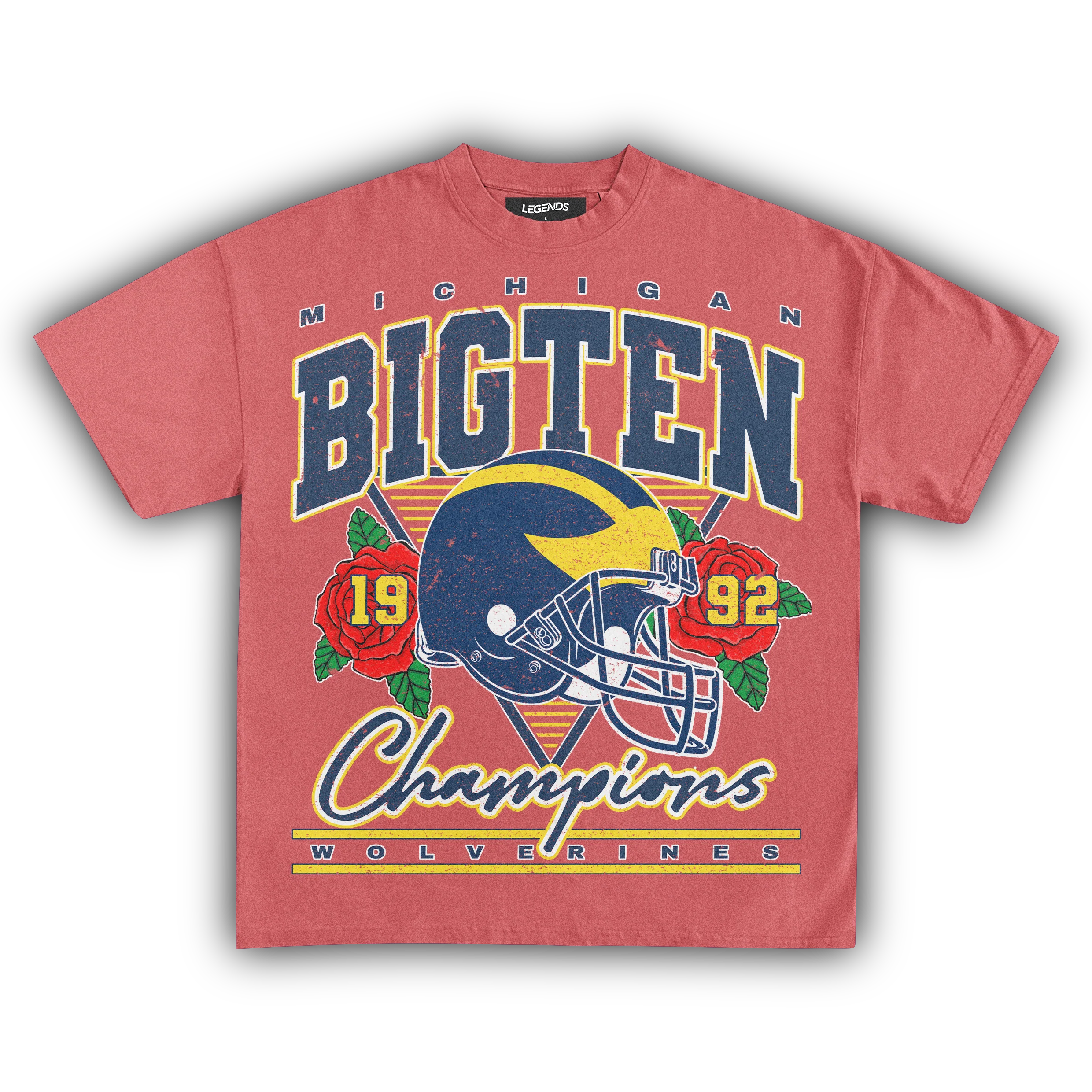 WOLVERINES VINTAGE 1992 BIG TEN CHAMPIONS TEE - Image 5
