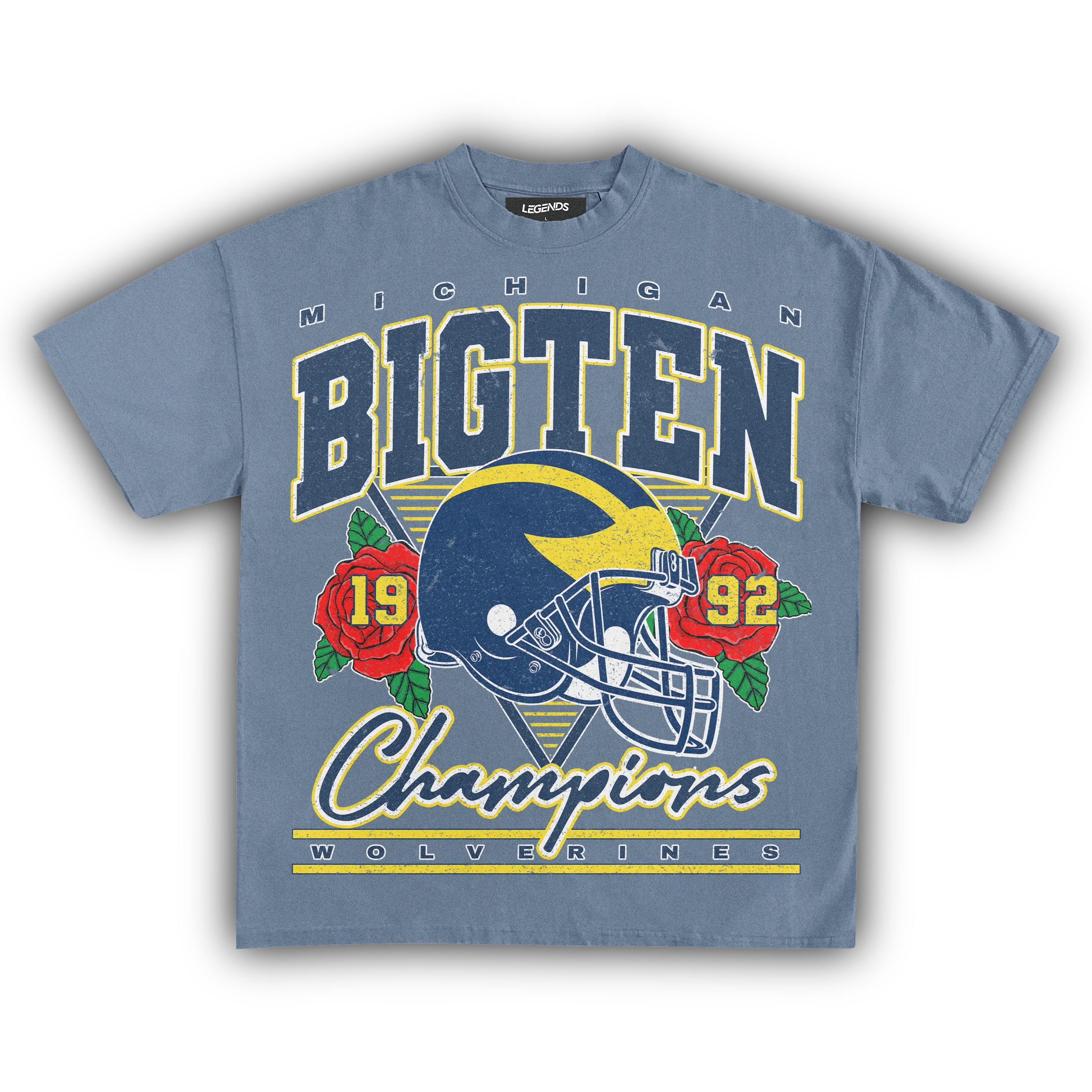 WOLVERINES VINTAGE 1992 BIG TEN CHAMPIONS TEE - Image 8