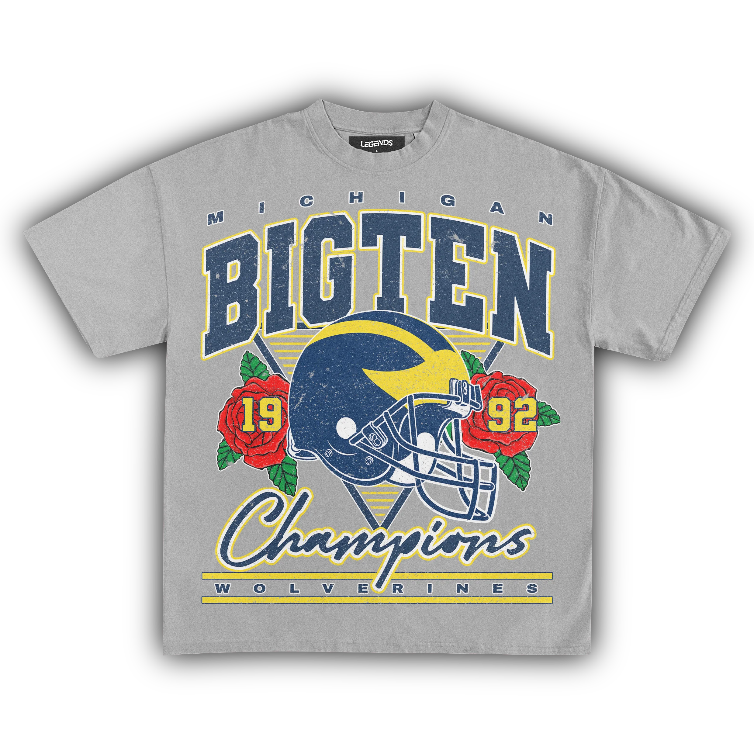 WOLVERINES VINTAGE 1992 BIG TEN CHAMPIONS TEE - Image 9