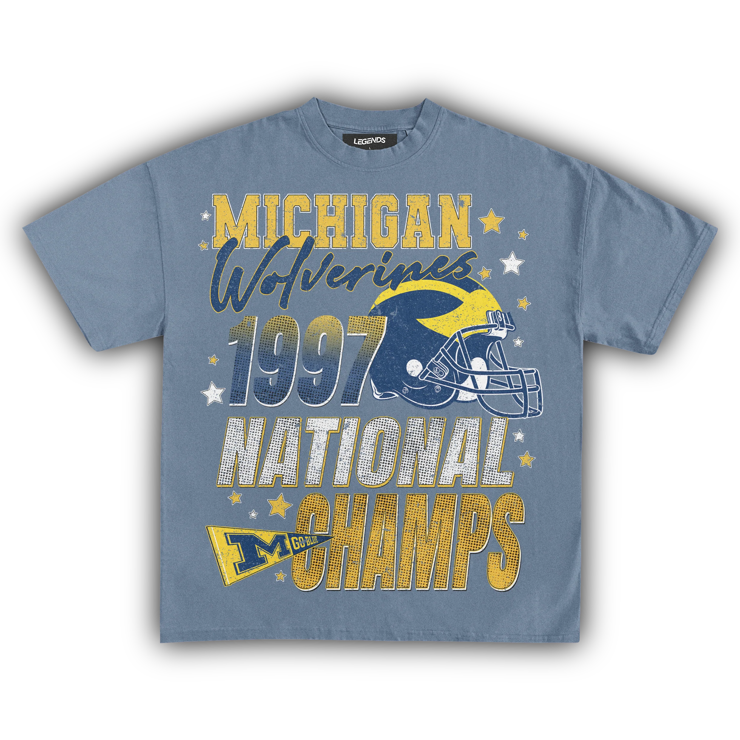 WOLVERINES VINTAGE 1997 NATIONAL CHAMPS TEE - Image 10